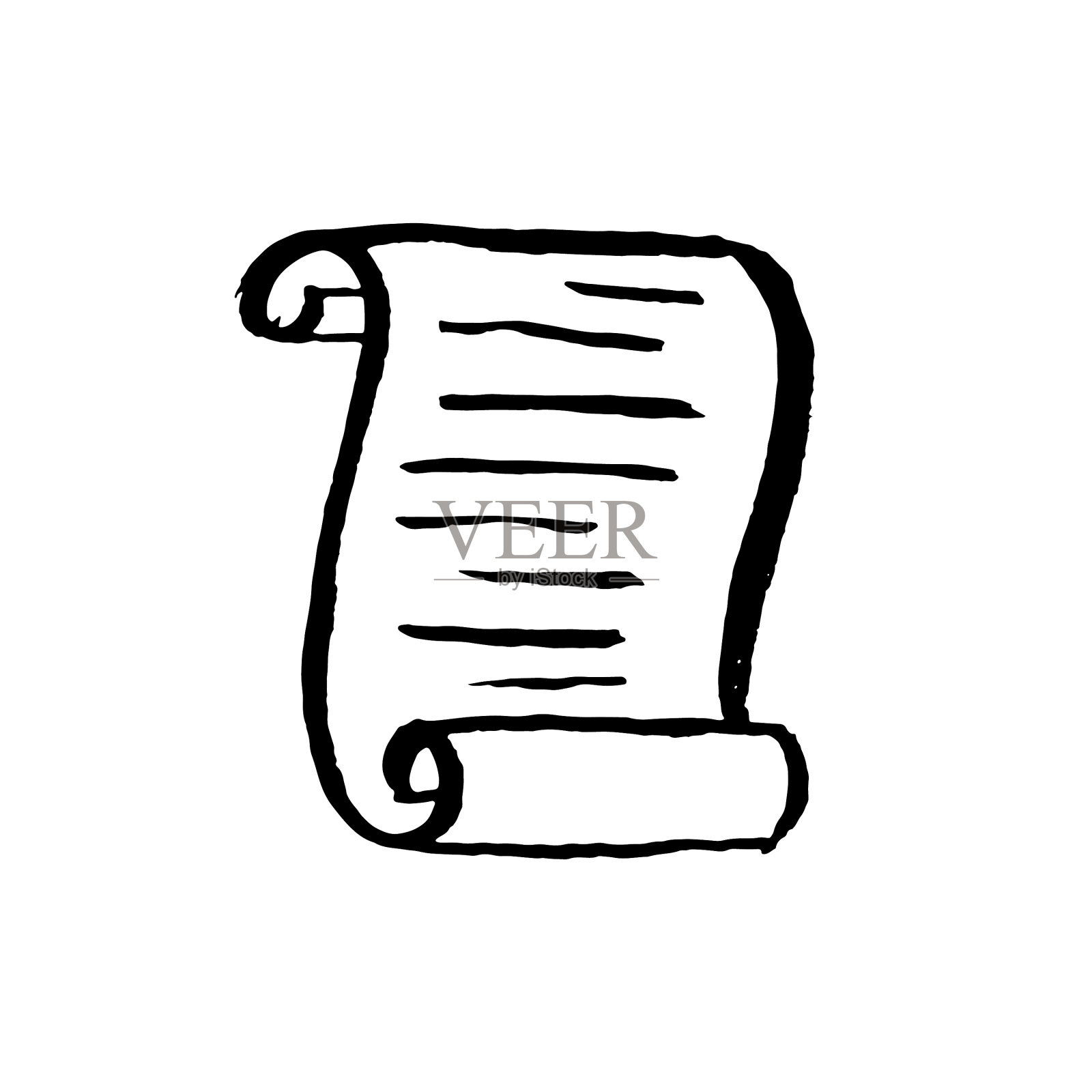 羊皮纸图标设计元素图片