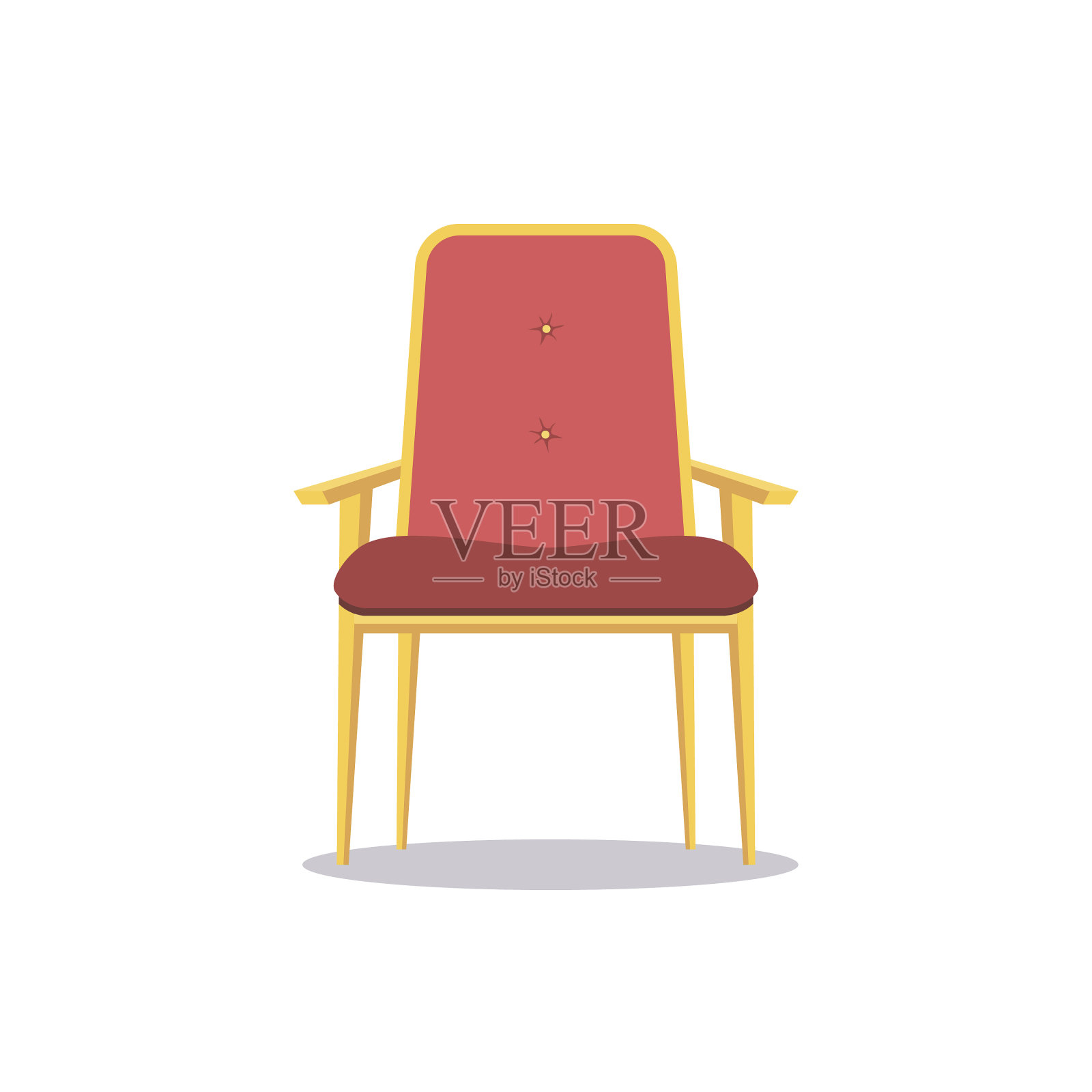 沙发的颜色设计元素图片