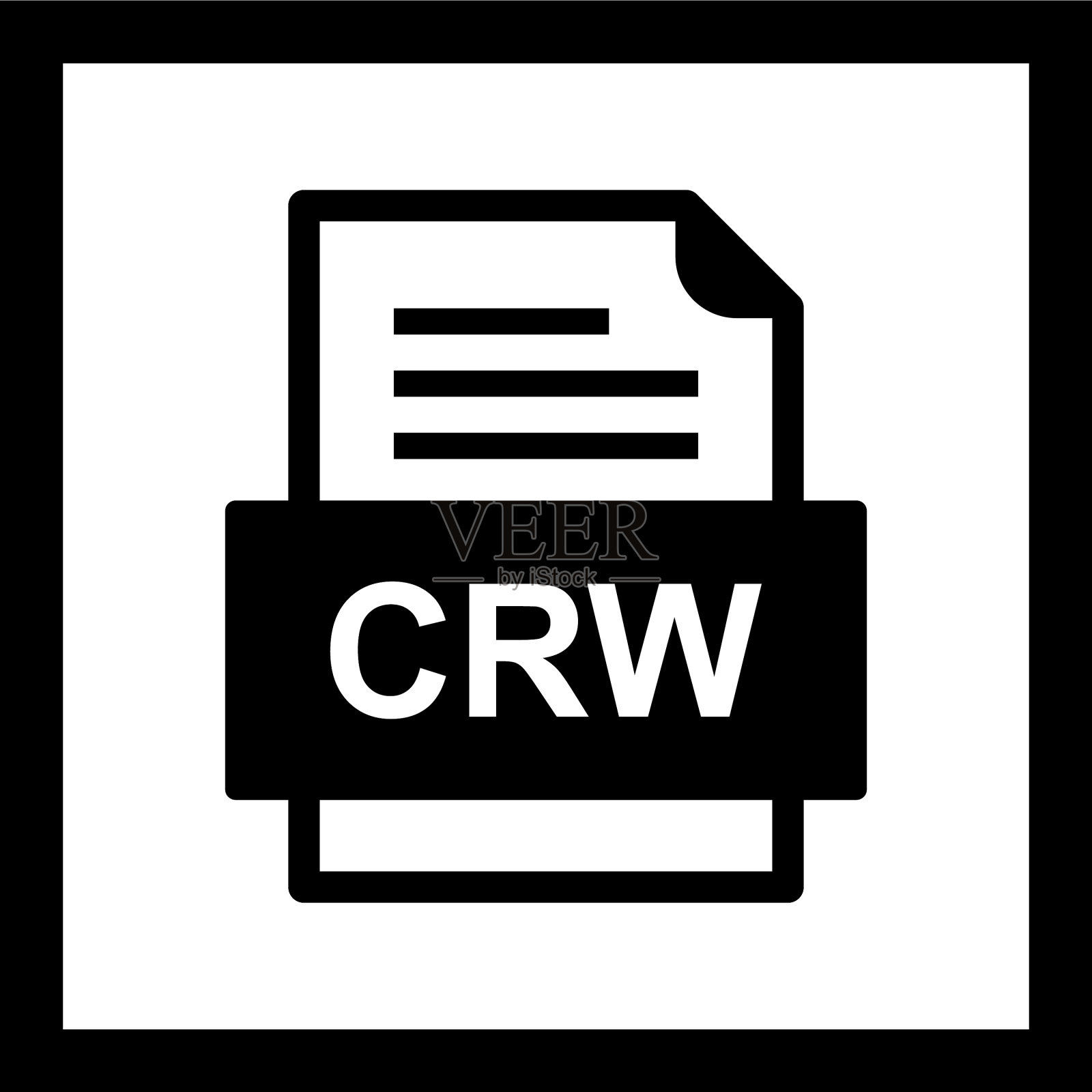 CRW文件文件图标插画图片素材