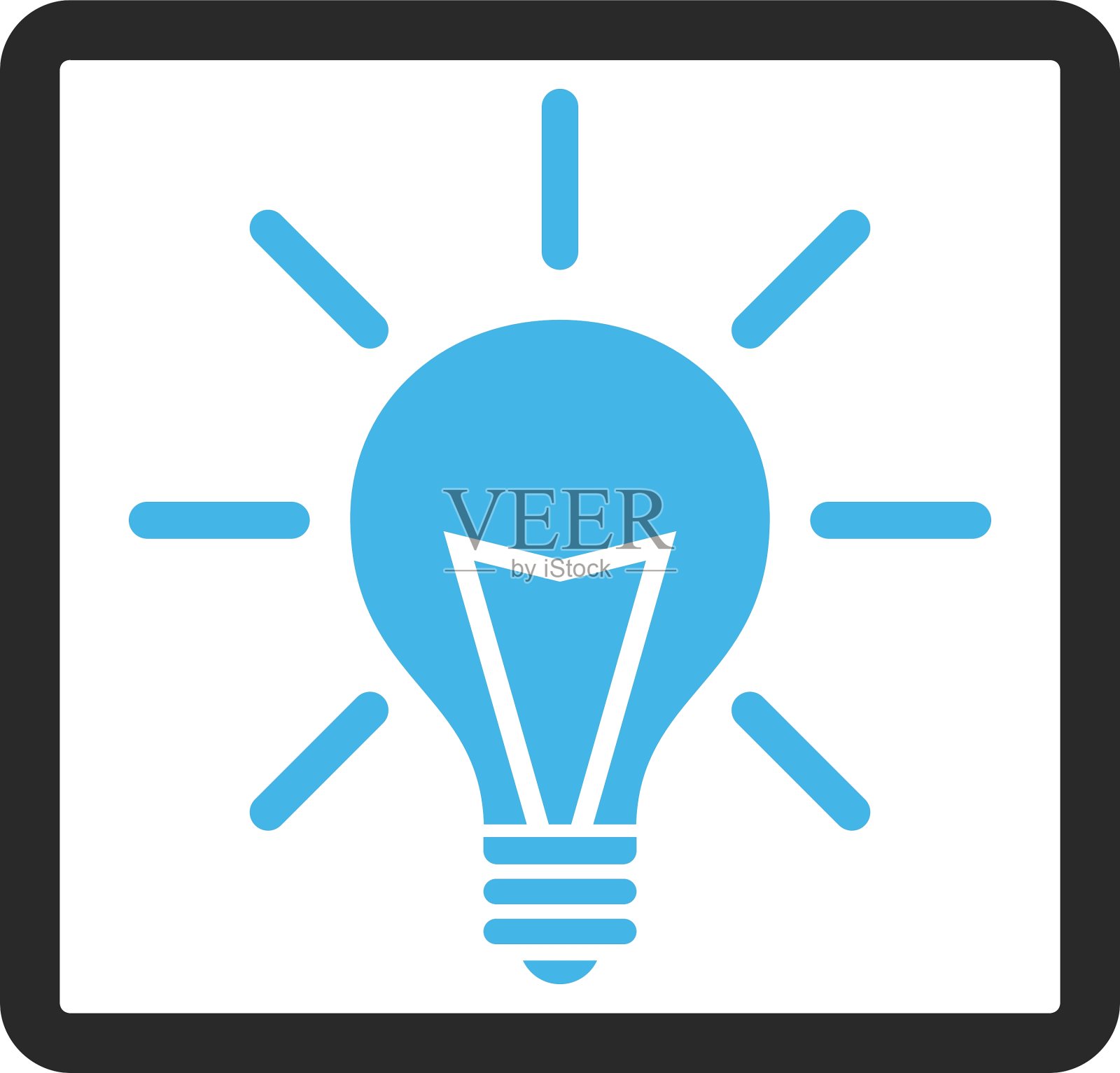 电灯框图标图标素材