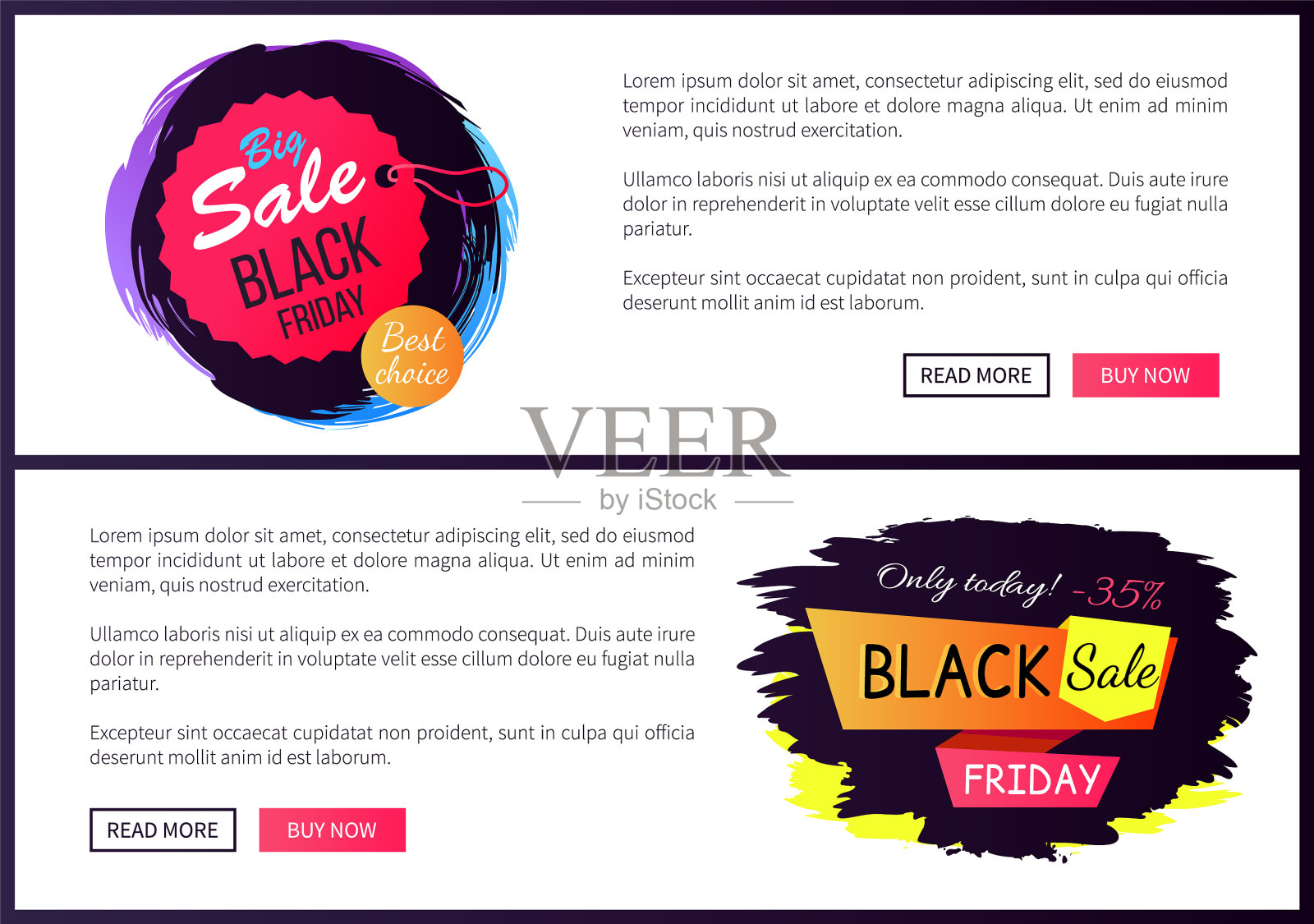 黑色星期五网上大减价设计模板素材