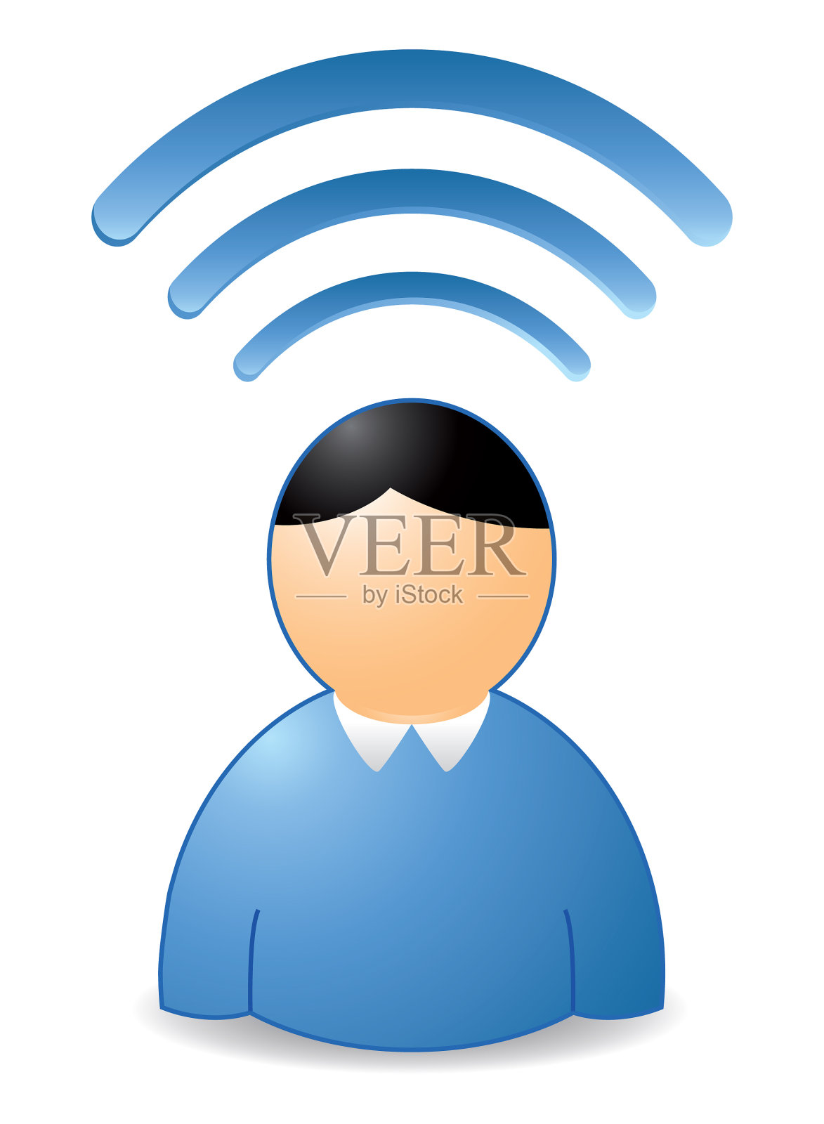 无线的人设计元素图片