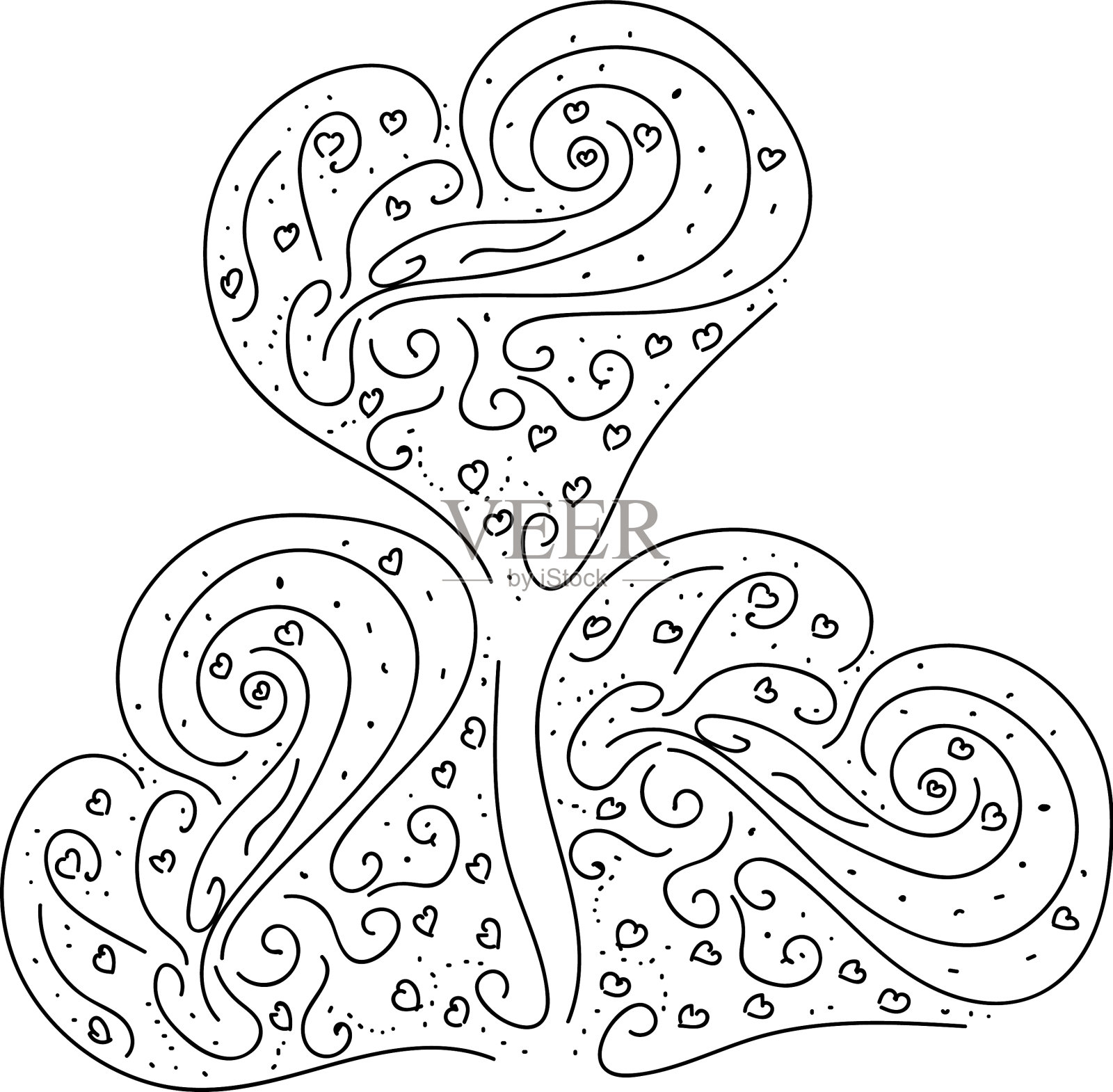 情人节心形装饰或色彩设计元素图片