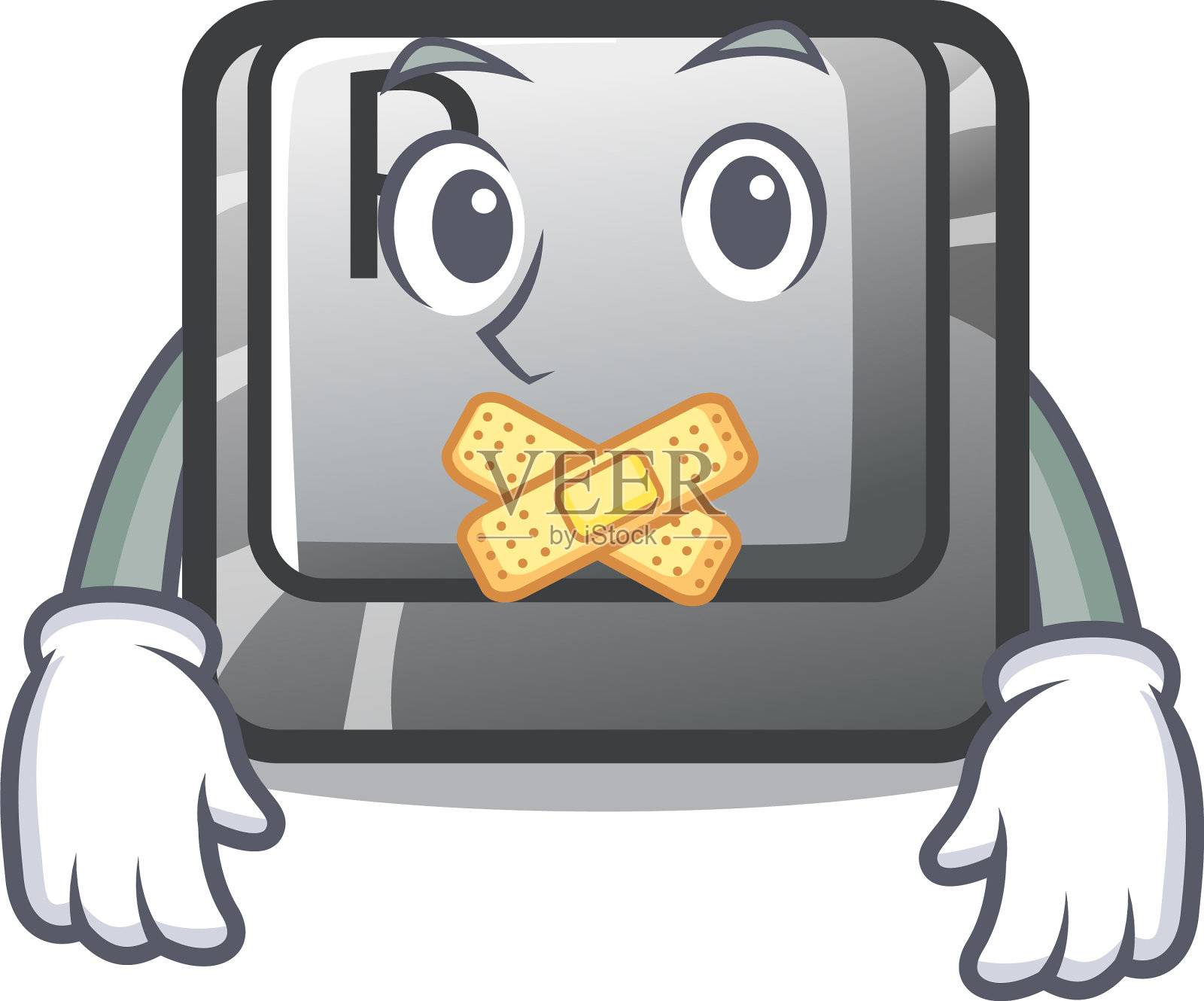 游戏卡通上的静音按钮p设计元素图片