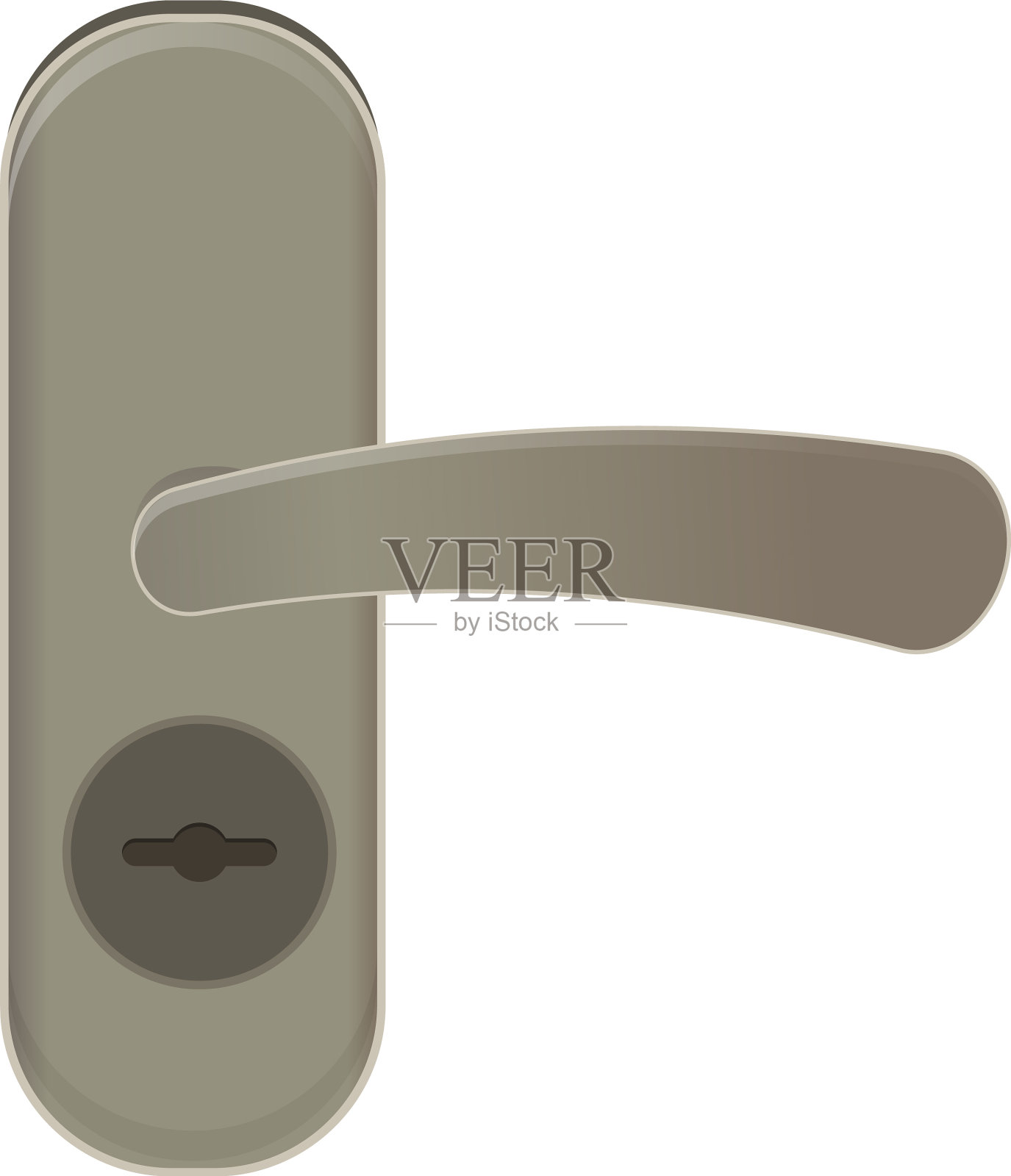 门把手在家里用来锁门的门把手设计元素图片