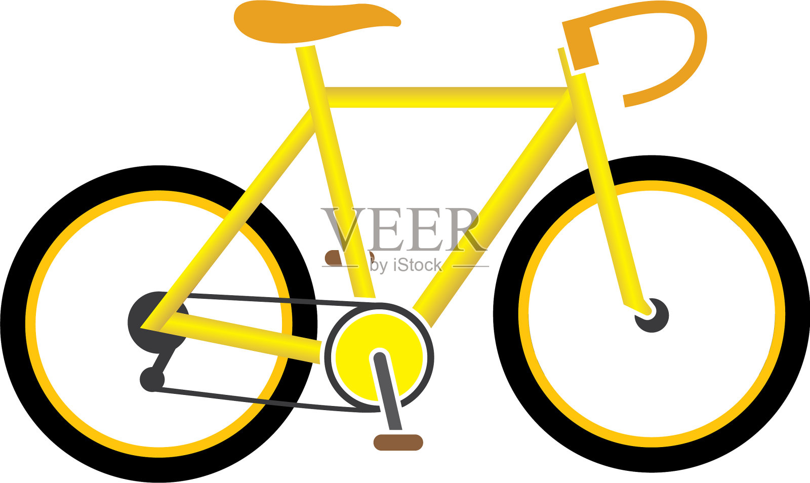 自行车自行车图标说明设计元素图片