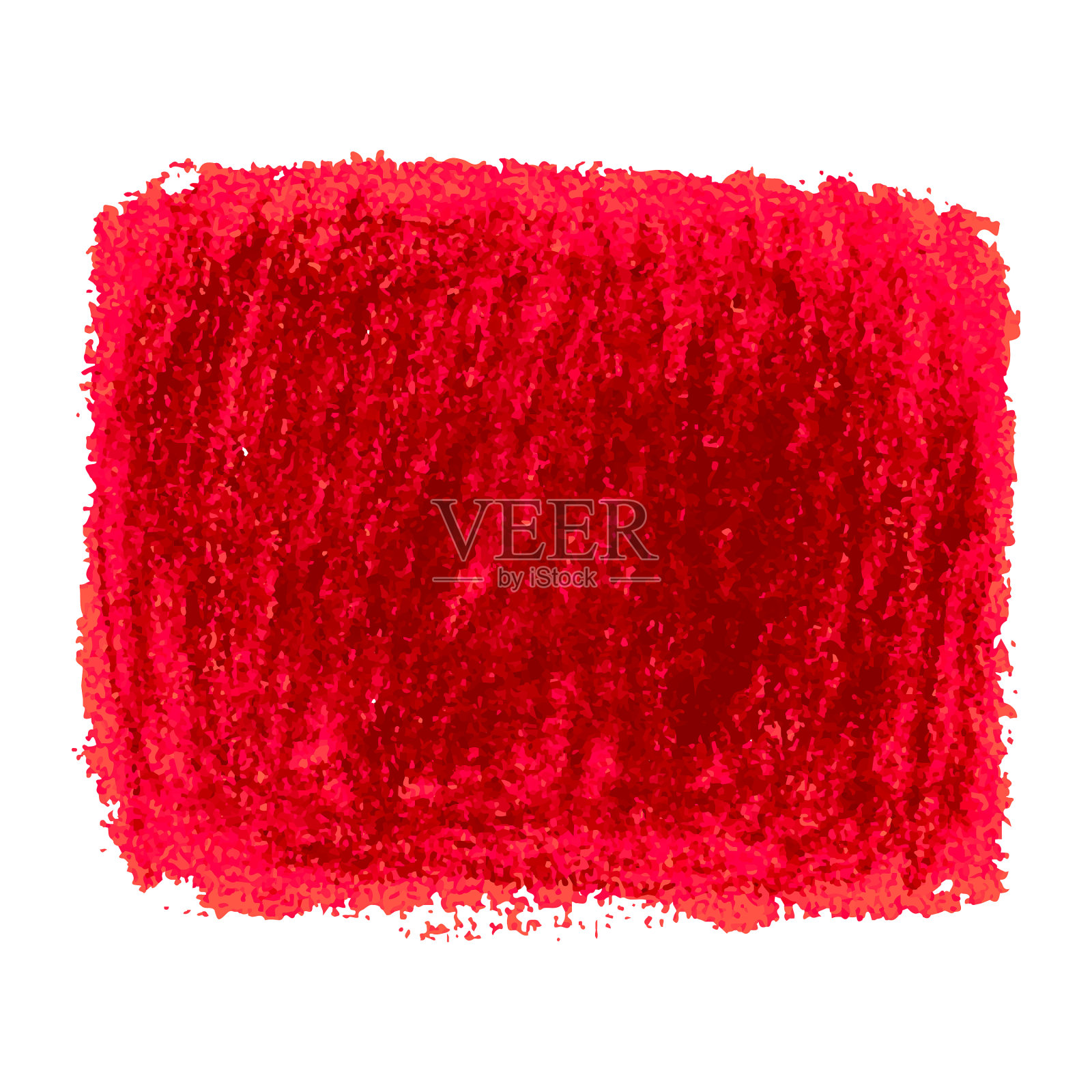 红色蜡笔涂鸦纹理污渍孤立上设计元素图片