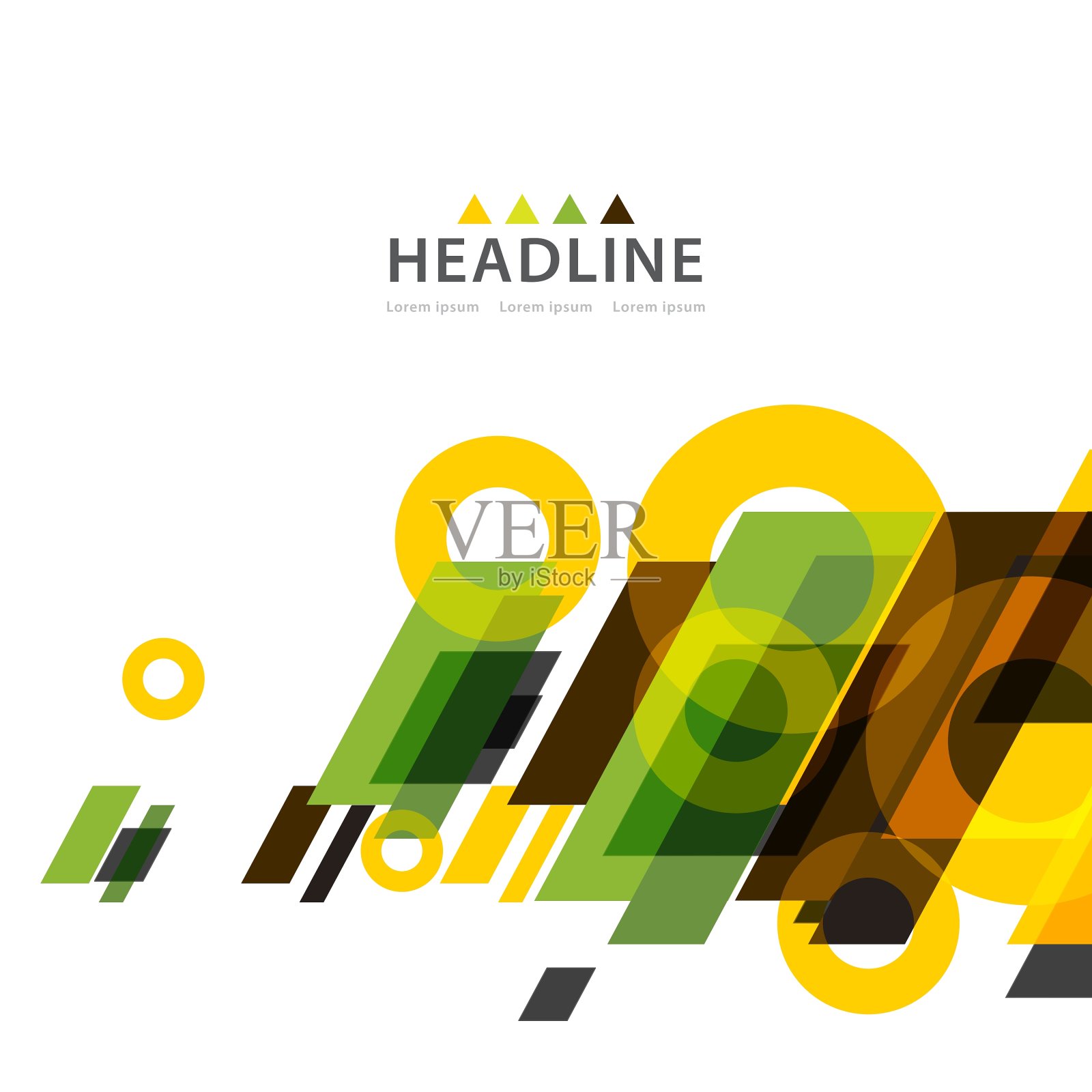 小册子头布局设计模板素材