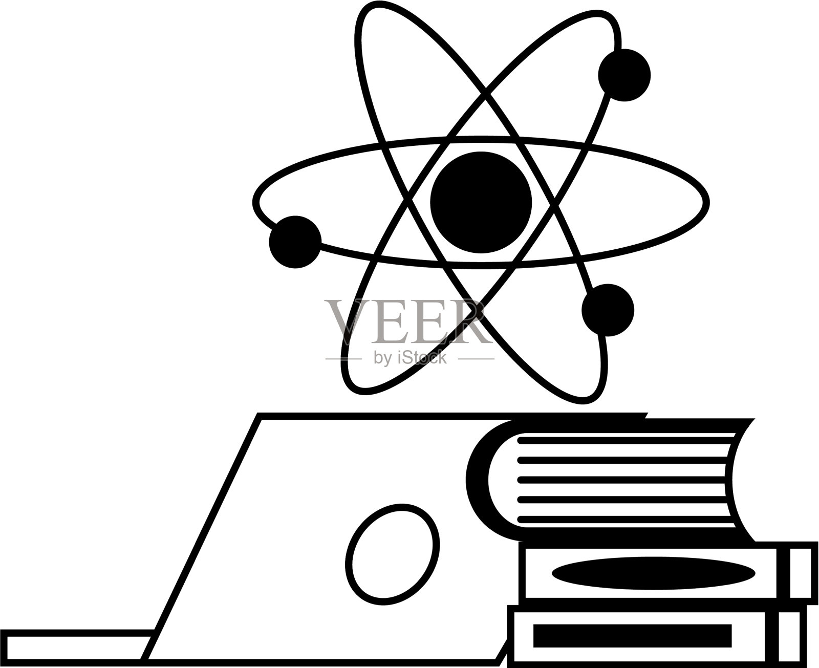 分子科学笔记本电脑设计元素图片