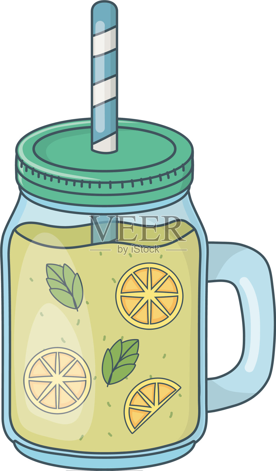 美味的刷新卡通设计元素图片