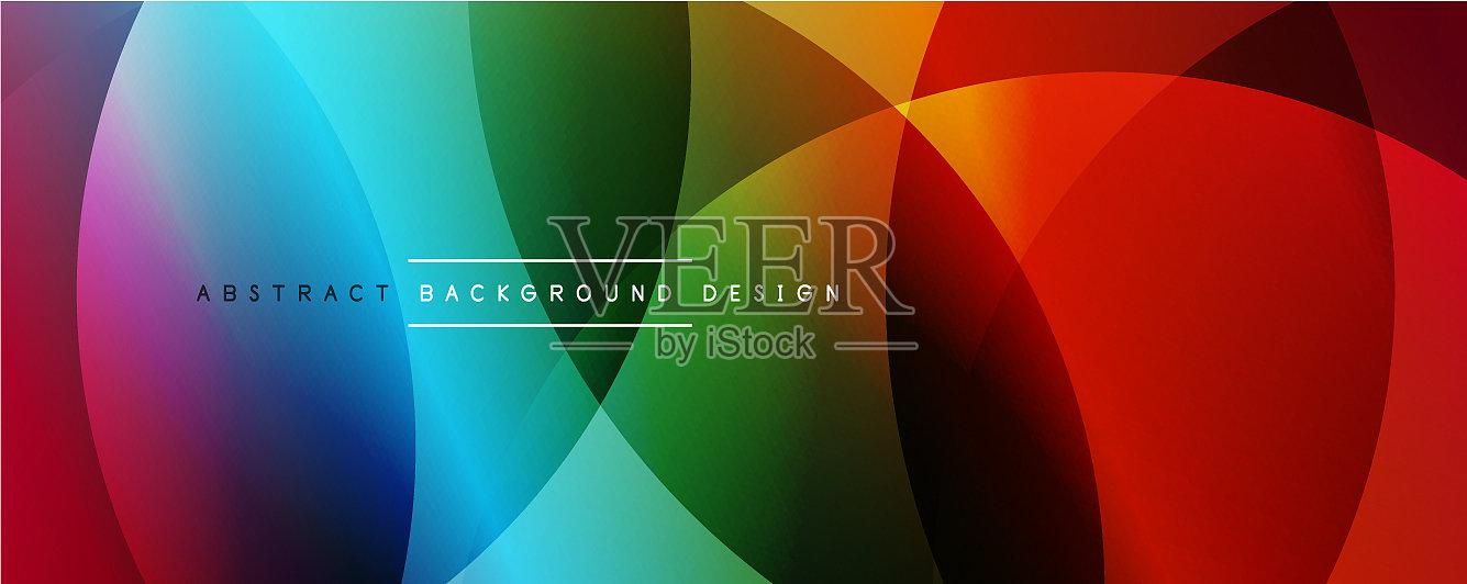 动态时尚的简单流体颜色梯度插画图片素材