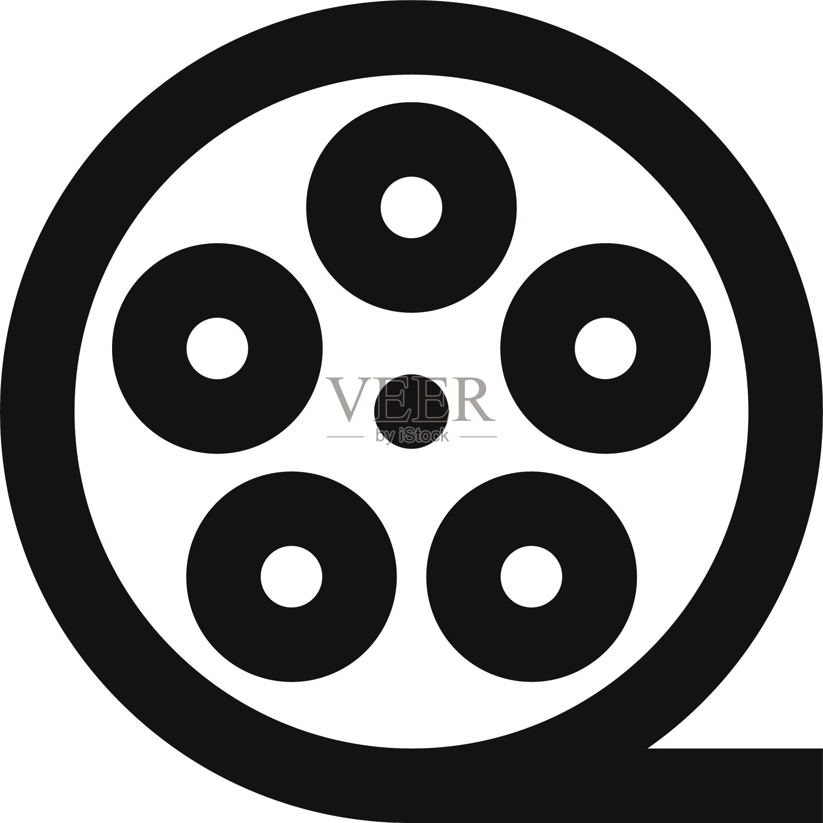 胶片夹图标设计元素图片