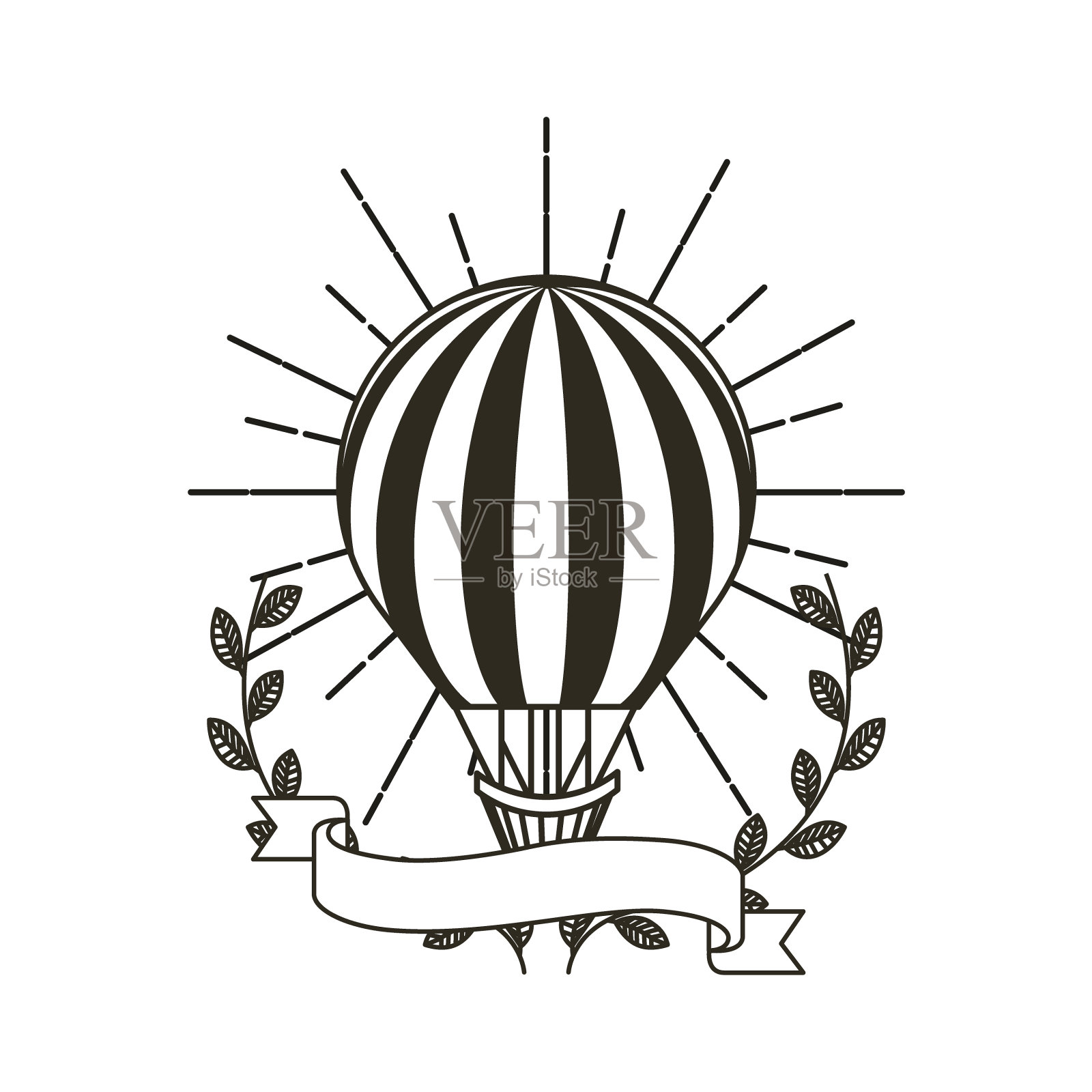 气球图标设计元素图片