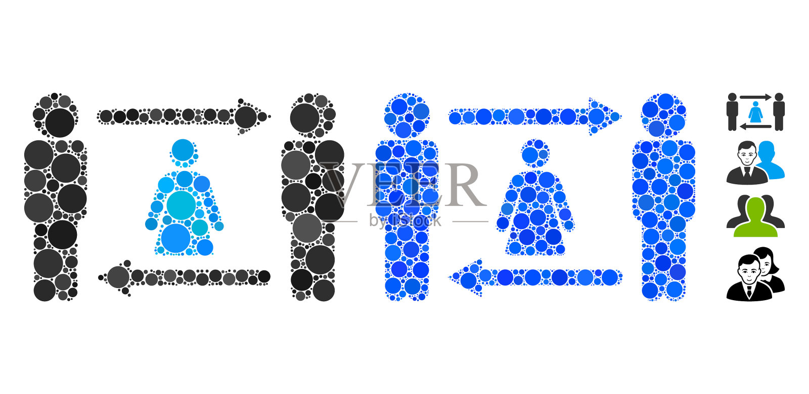 人女人交换作文图标圈插画图片素材