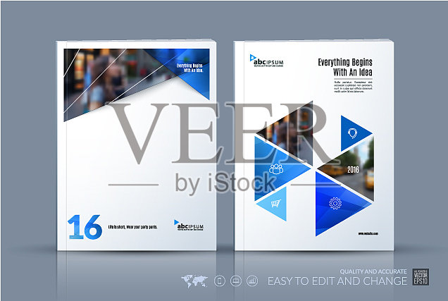 商业模板宣传册版面封面设计模板素材
