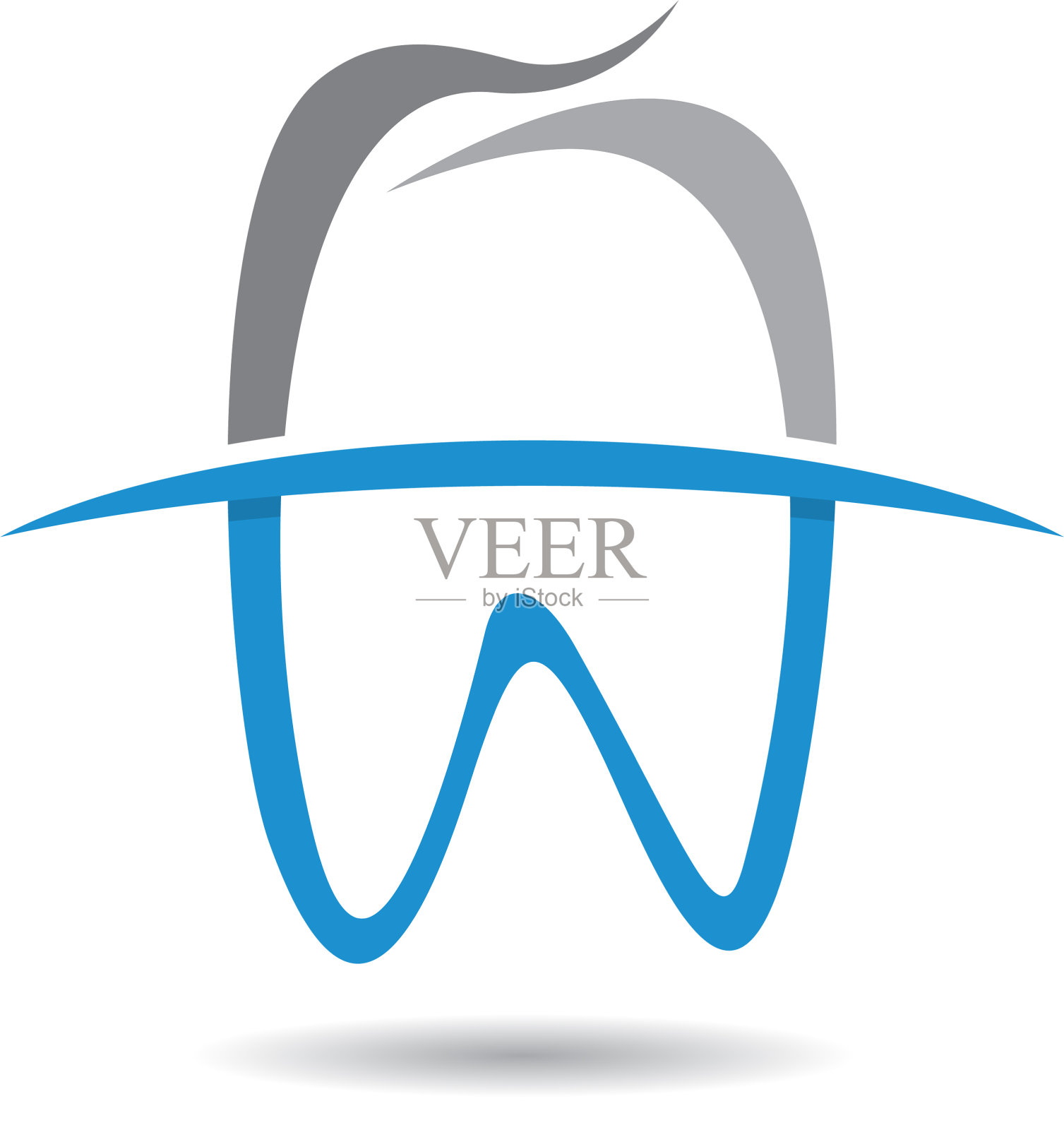 牙科标志模板设计元素图片