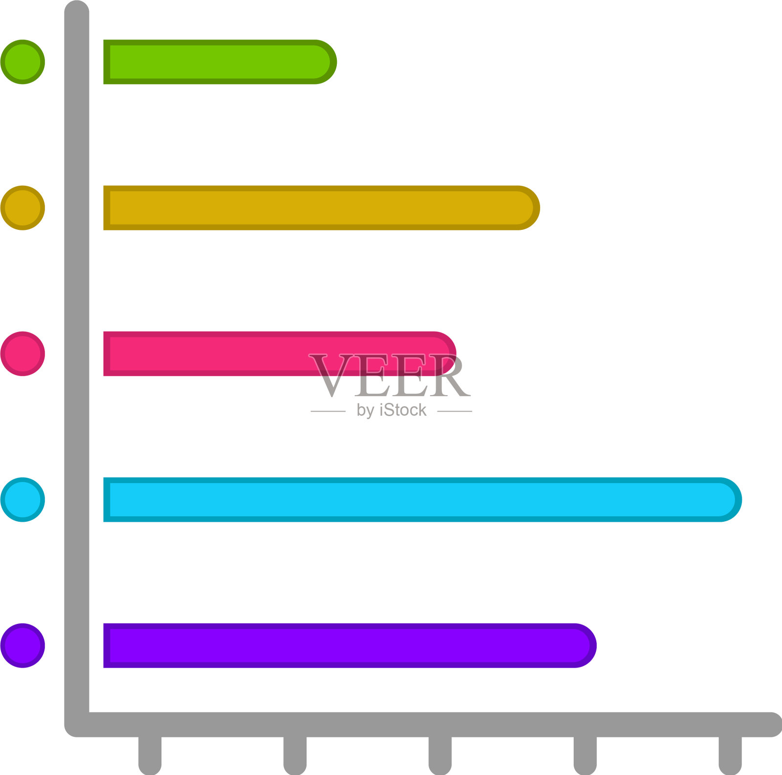 独立的业务数据图设计模板素材