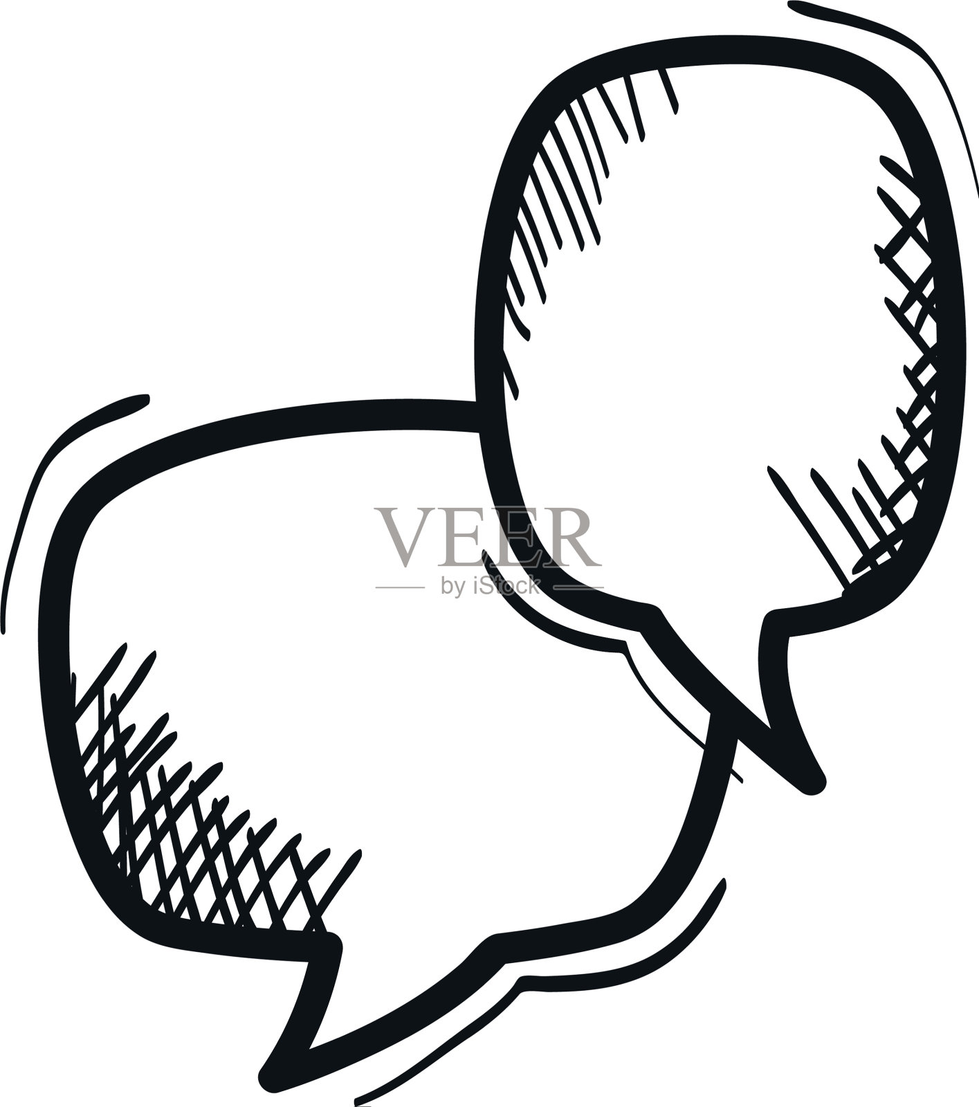 语音泡泡信息绘图设计元素图片