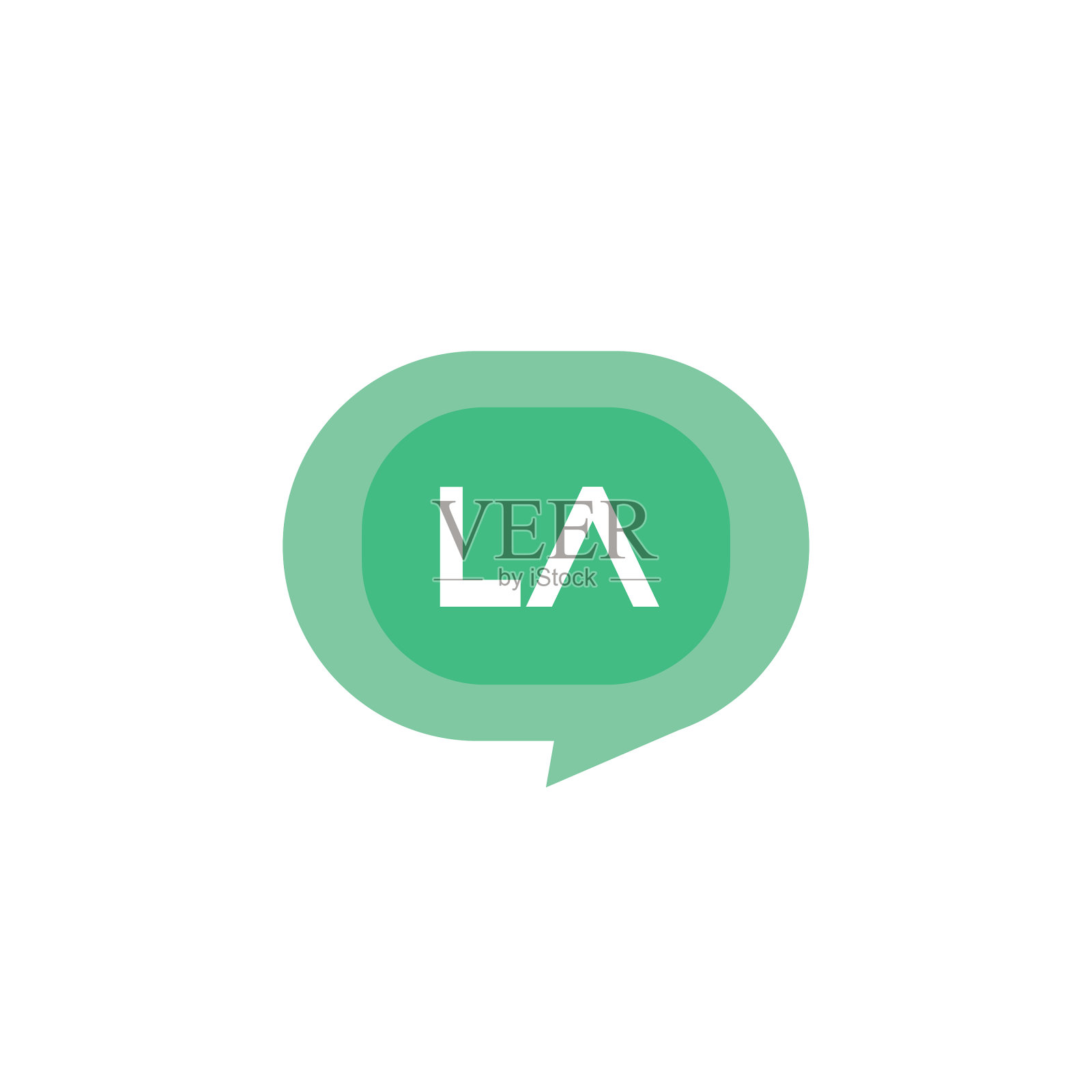 首字母标志la模板设计设计元素图片