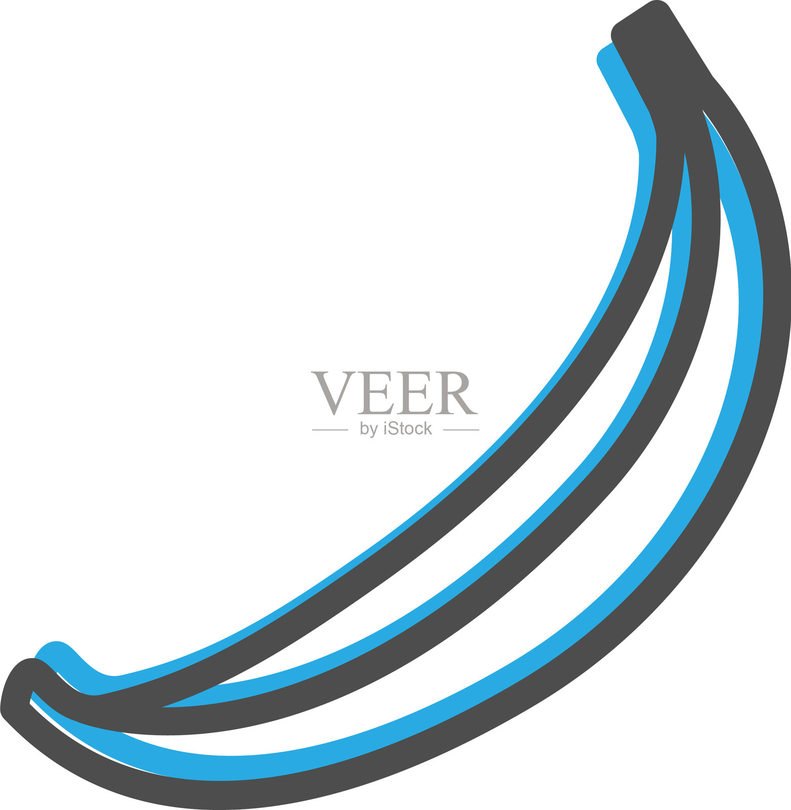 香蕉图标设计美食图标设计元素图片