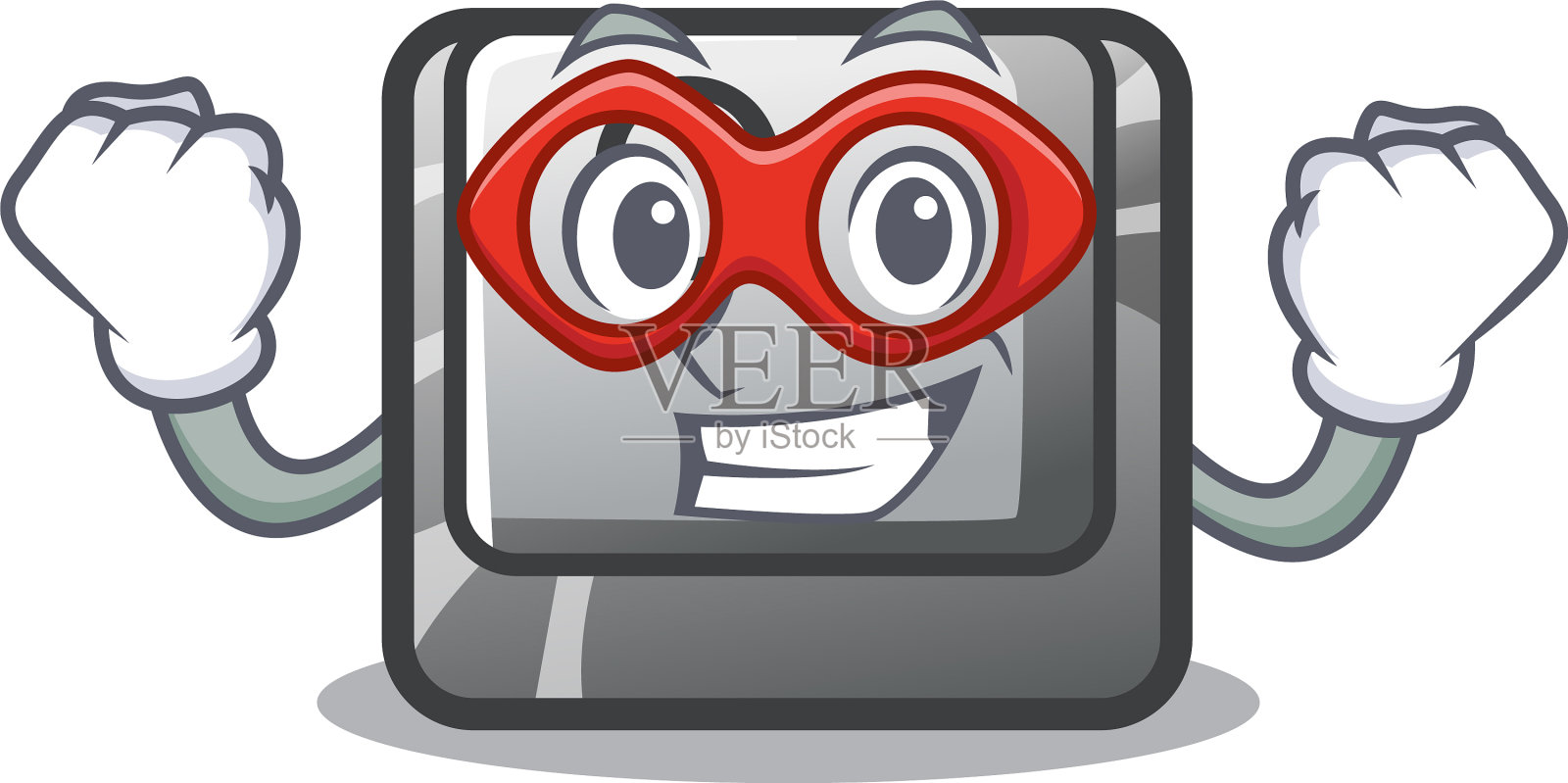 超级英雄按钮o上的一个游戏角色设计元素图片