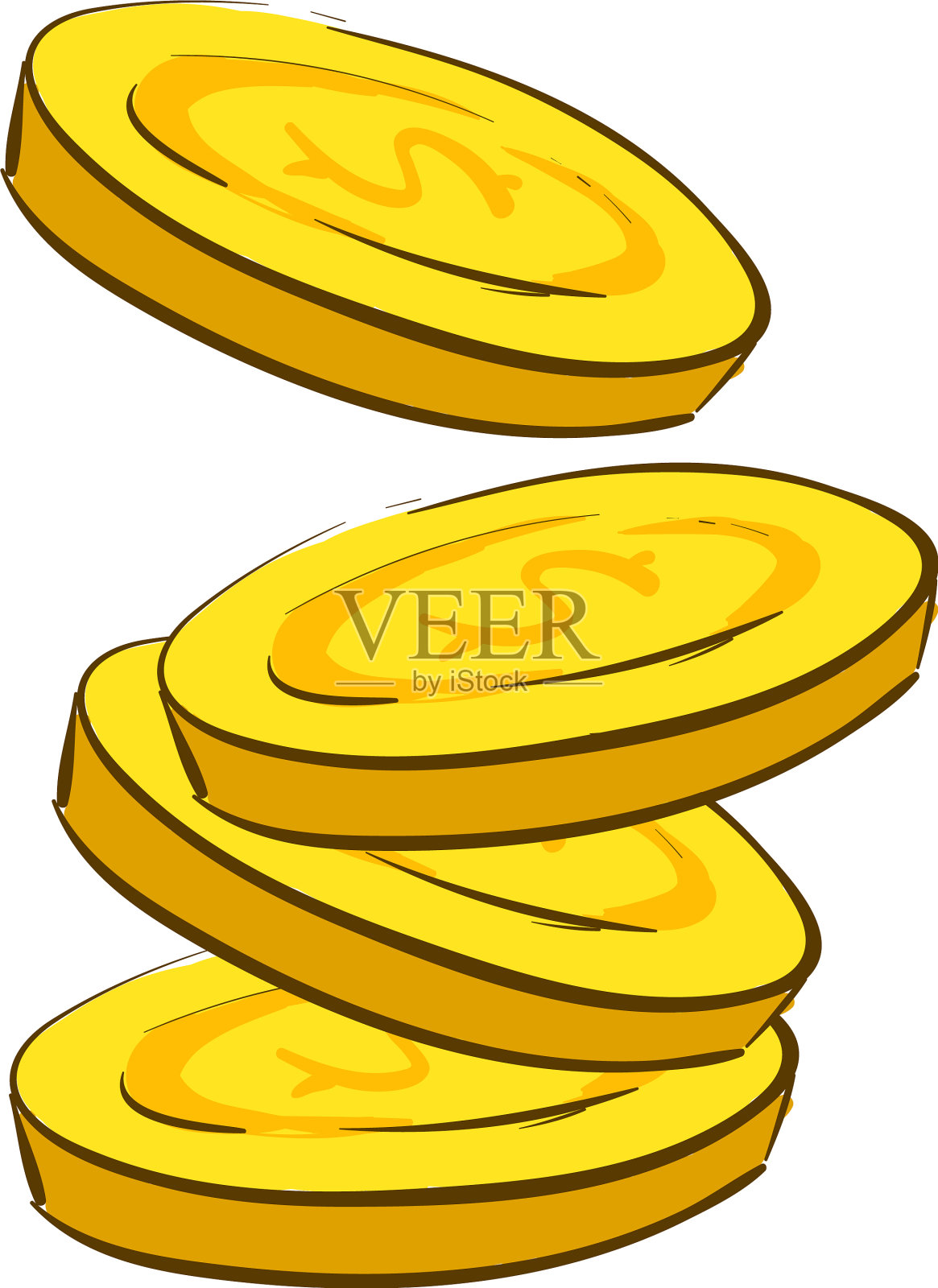 金币金币或颜色设计元素图片