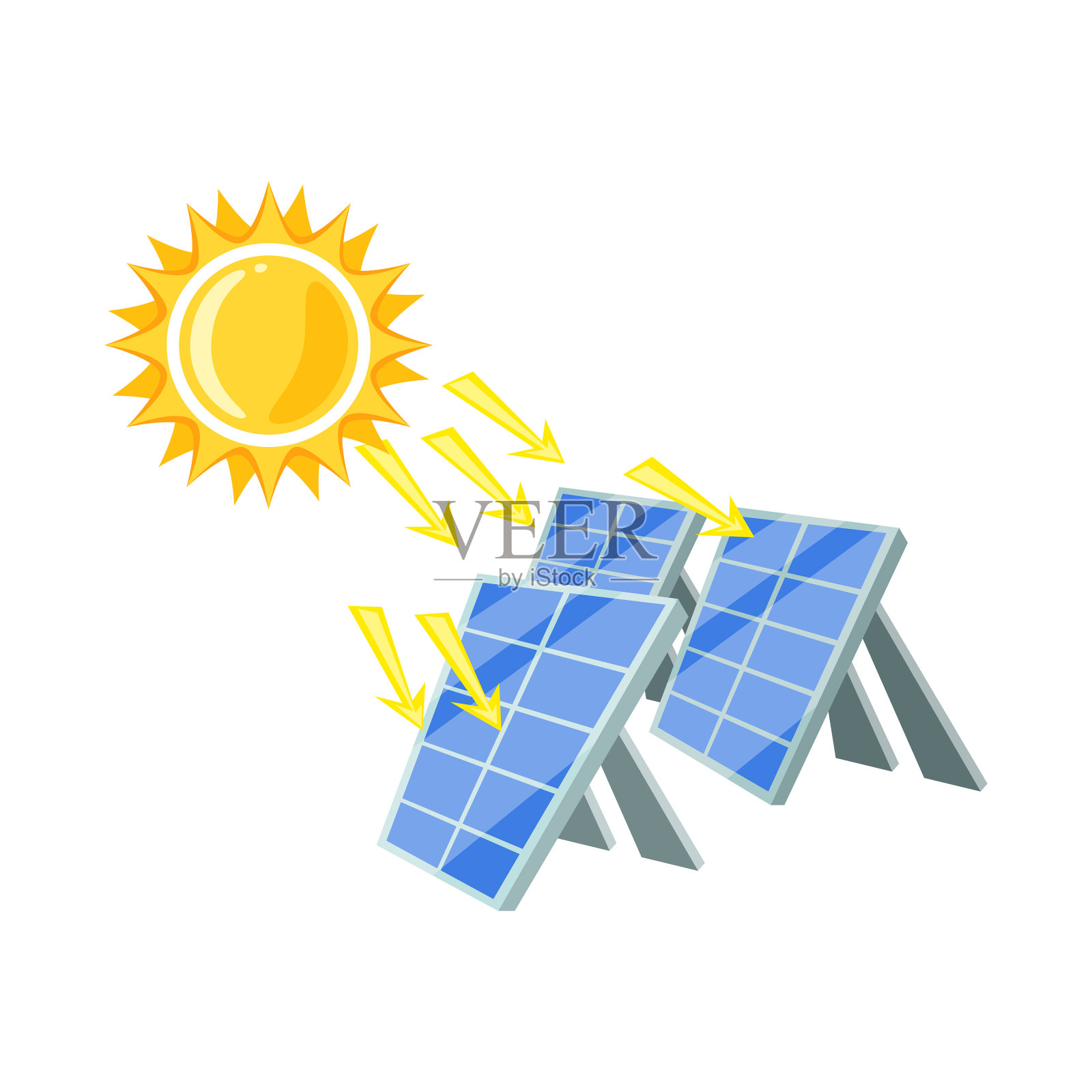 隔离对象热和车站标志集图标素材