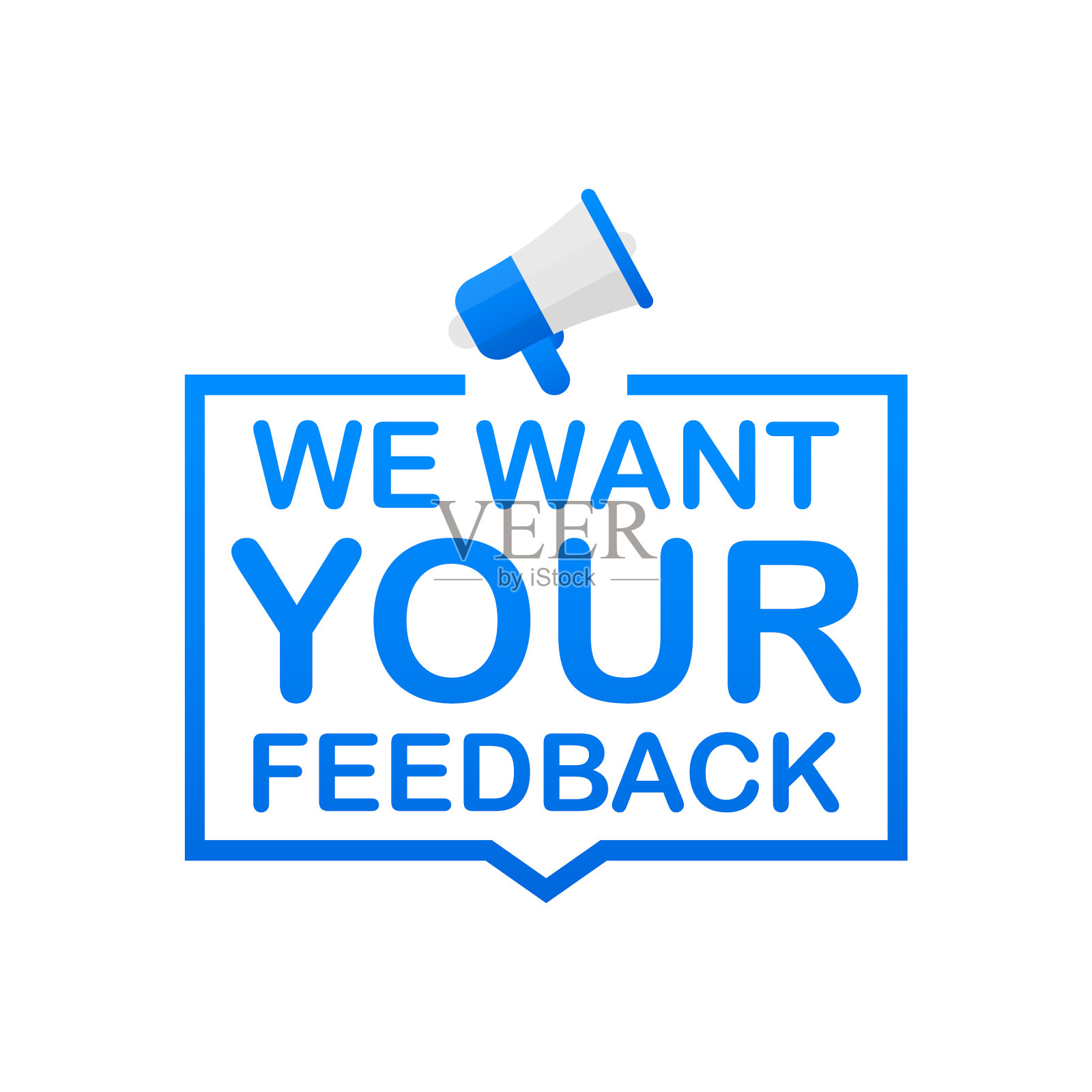 扩音器手的经营理念与我们想要的文字设计元素图片