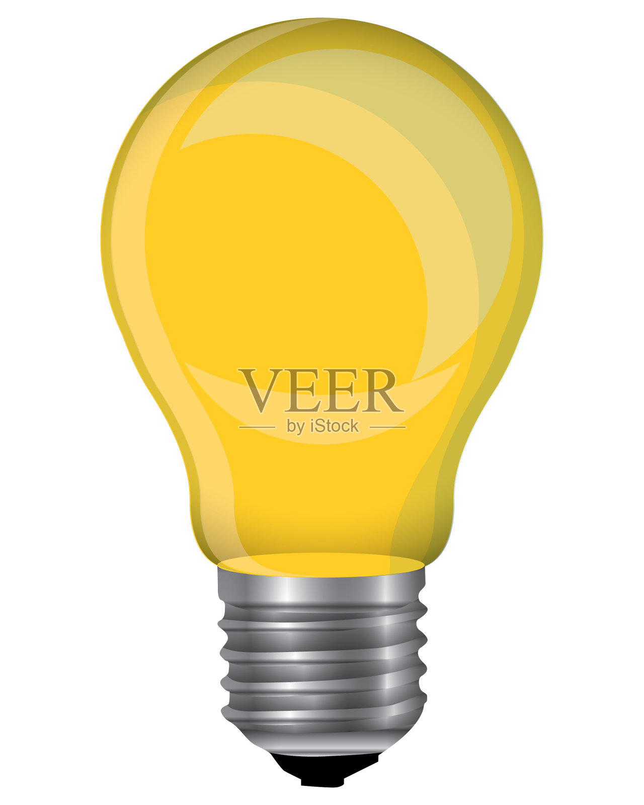 图形的灯泡设计元素图片