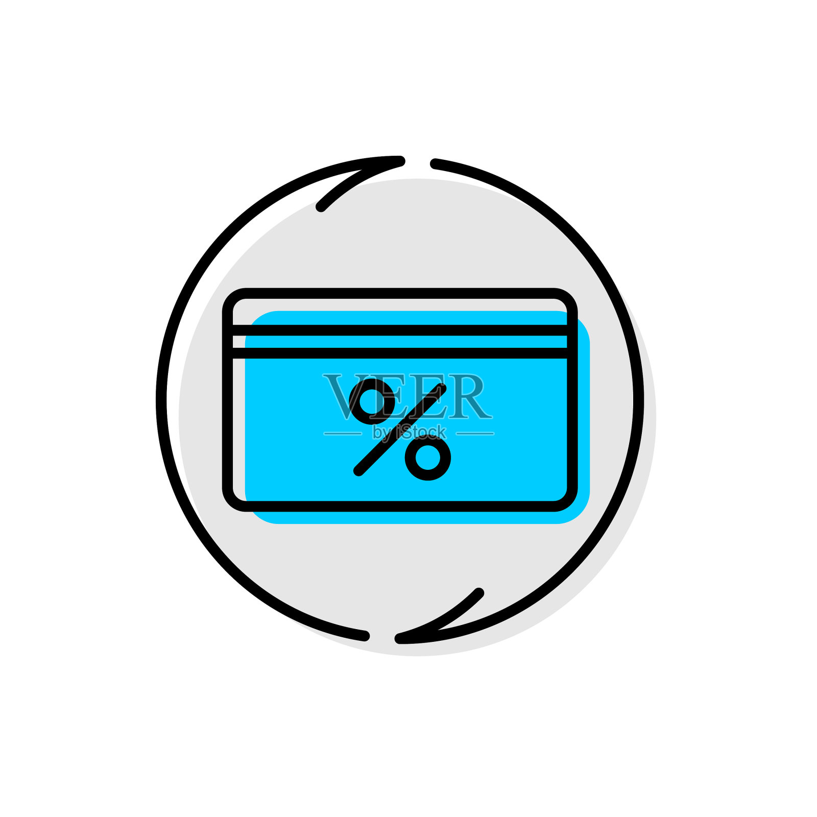 返现服务图标返现概念线设计元素图片