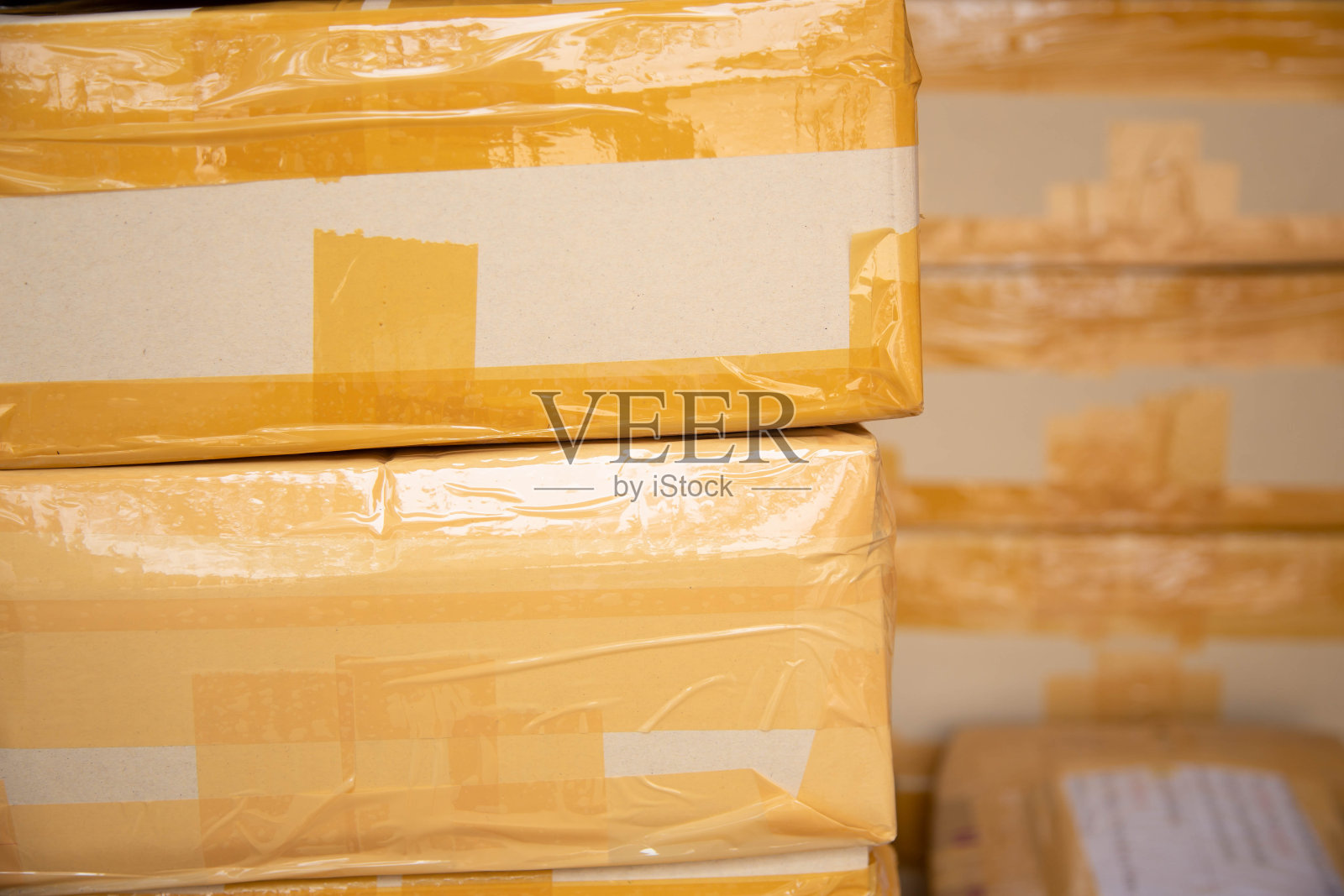 包裹配送、包裹服务和包裹运输系统理念。配送仓库，包装发货。照片摄影图片