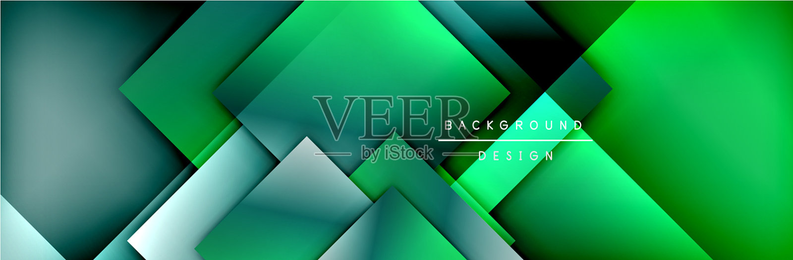 正方形形状构成几何抽象插画图片素材