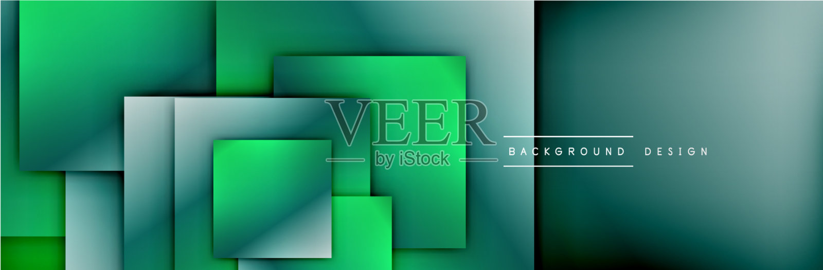 正方形形状构成几何抽象插画图片素材