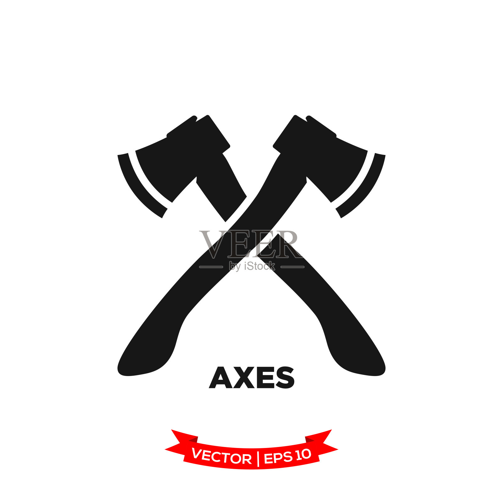 轴矢量图标在时尚的平面风格插画图片素材