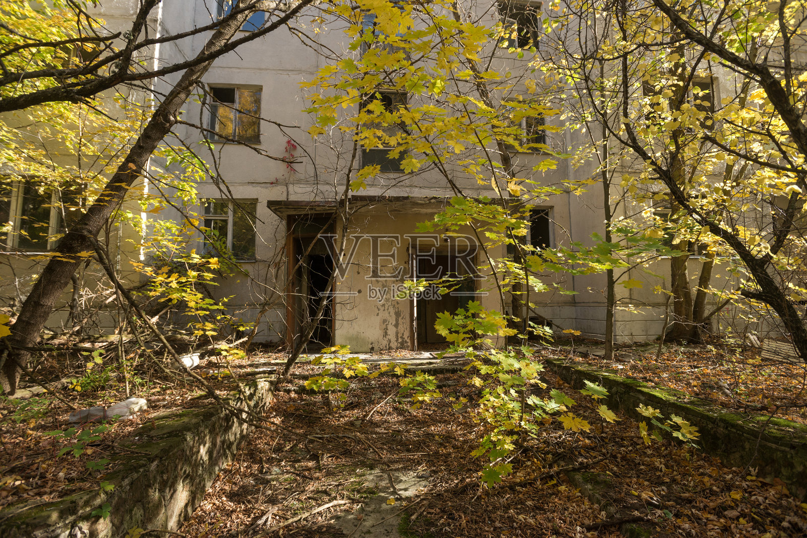 切尔诺贝利地区的鬼城普里皮亚季照片摄影图片