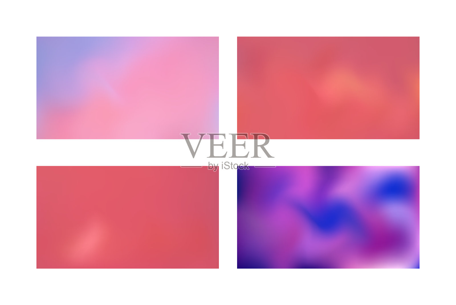 抽象的粉色模糊梯度网格背景插画图片素材