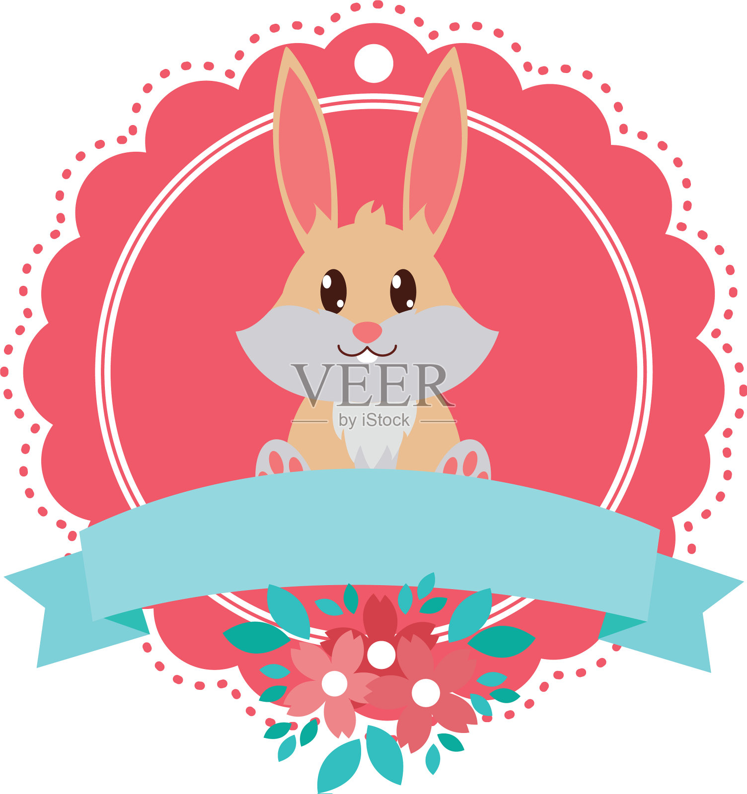 可爱的卡通动物设计元素图片