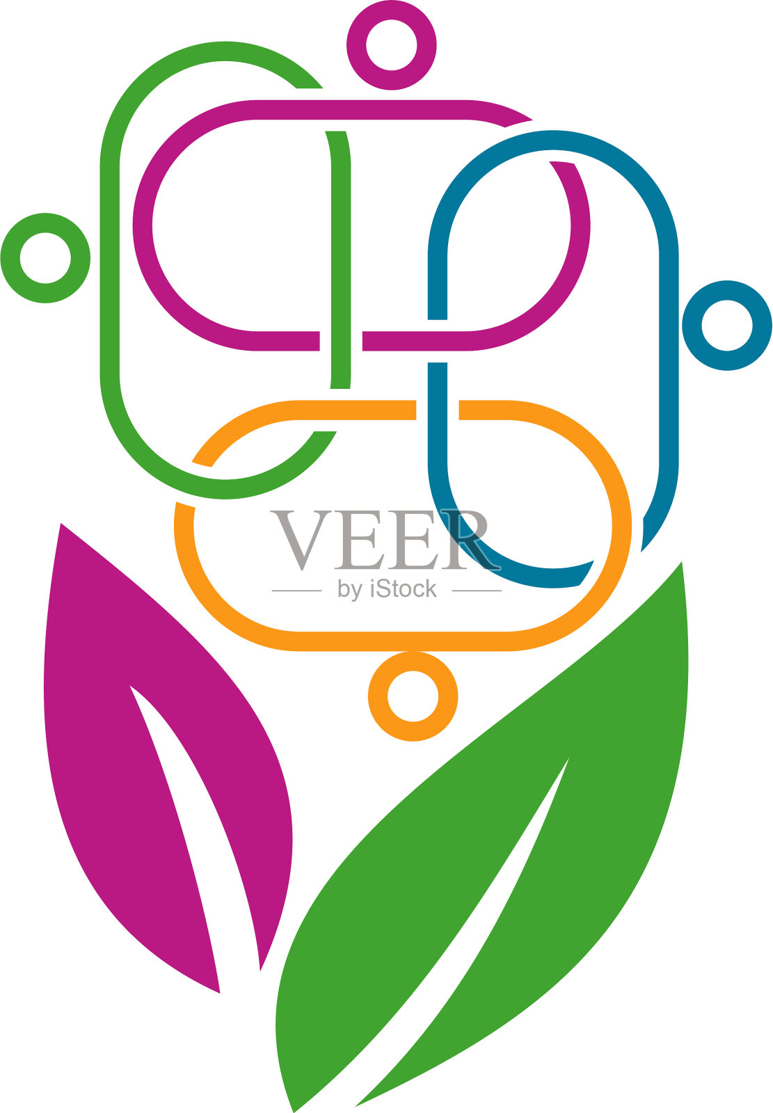 承诺团队合作共同经营标志设计元素图片