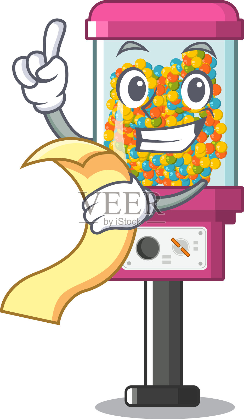 有特色的菜单糖果自动售货机设计元素图片