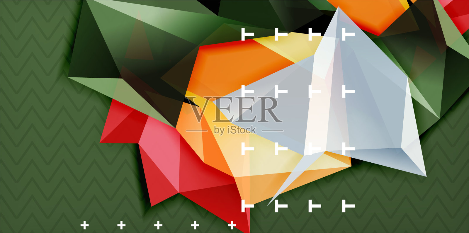 三角形低聚背景设计插画图片素材