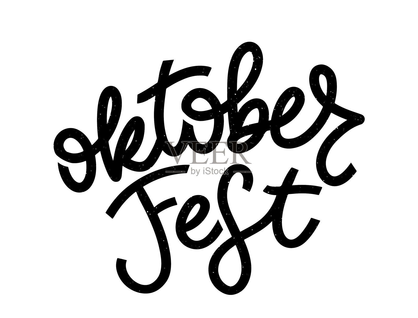 Oktoberfest手写字母Oktoberfest插画图片素材