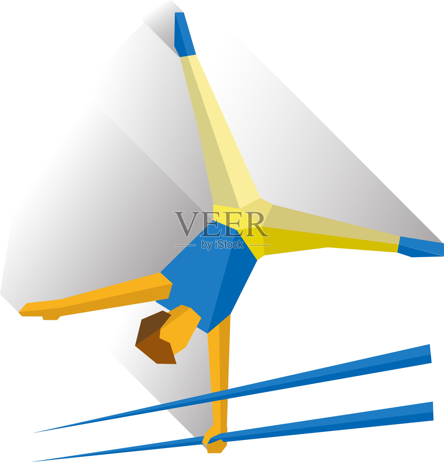 体操运动员在双杠上表演一个常规动作插画图片素材