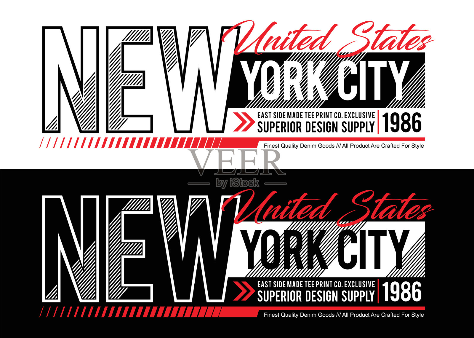 纽约t恤印刷标语插画图片素材