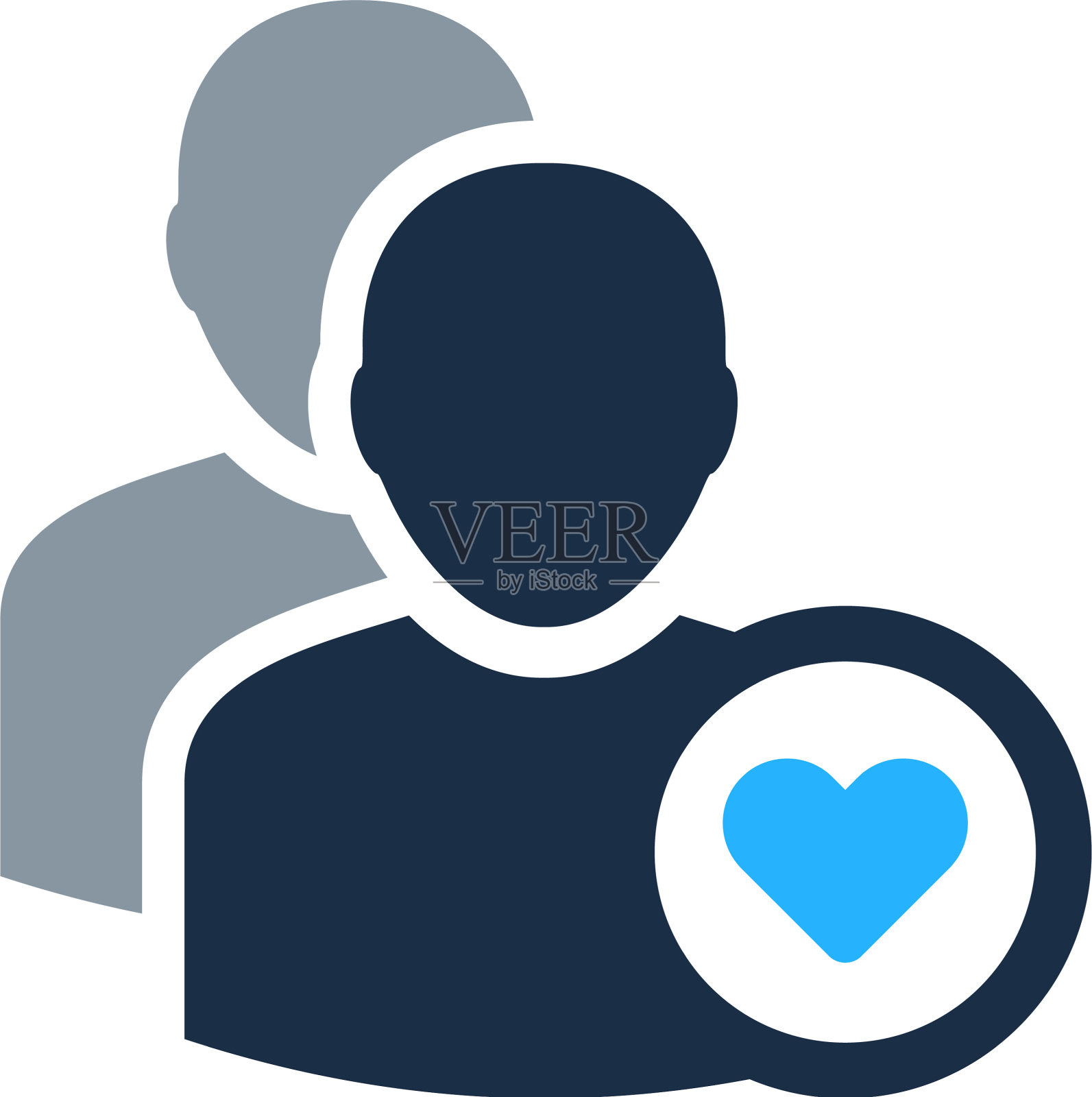 浪漫的用户标识图标设计图标素材