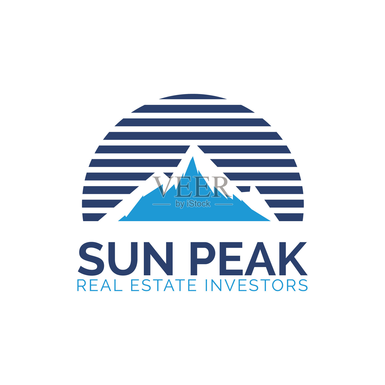 高峰标志设计模板设计元素图片