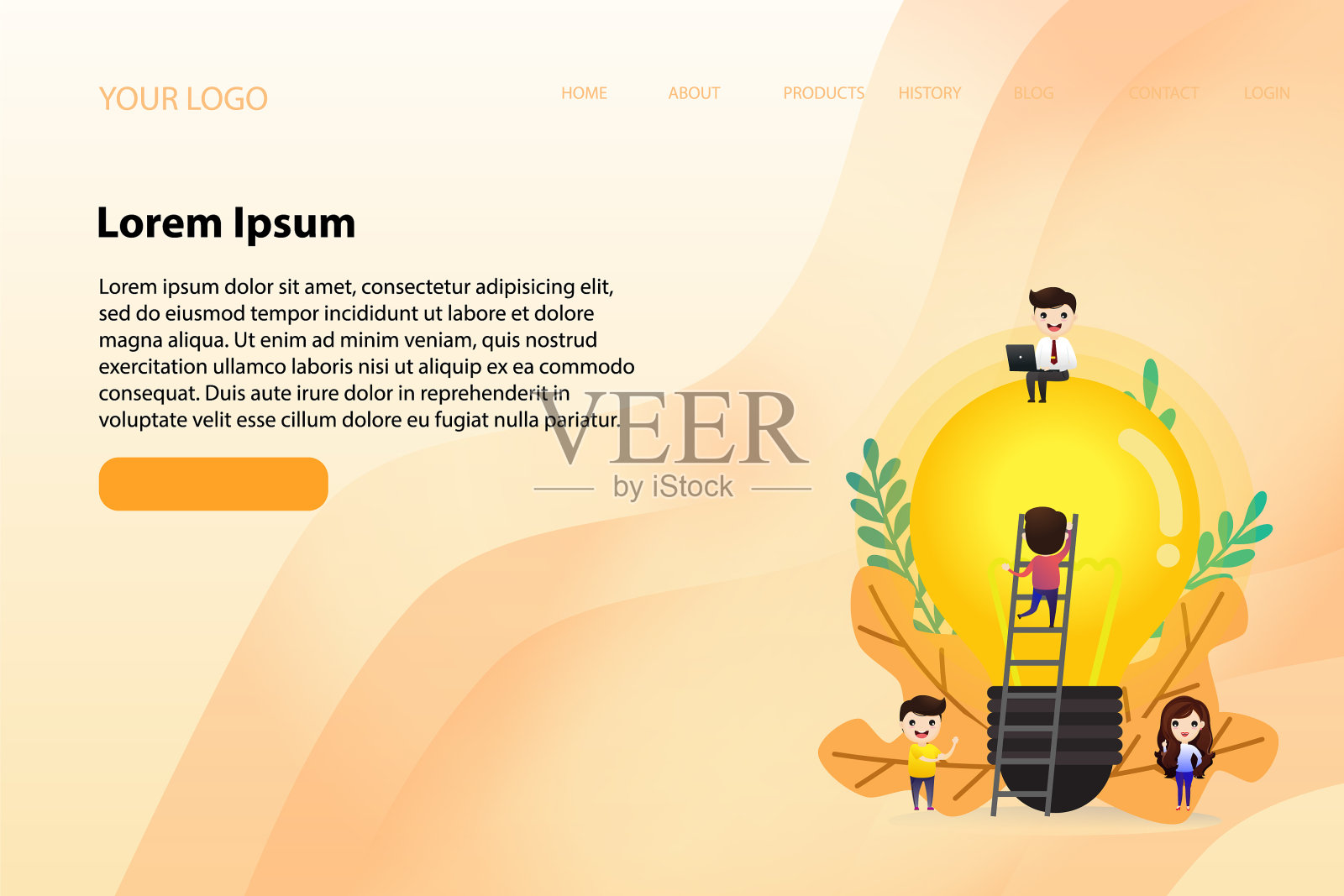 团队合作，发现新想法，小人物插画图片素材