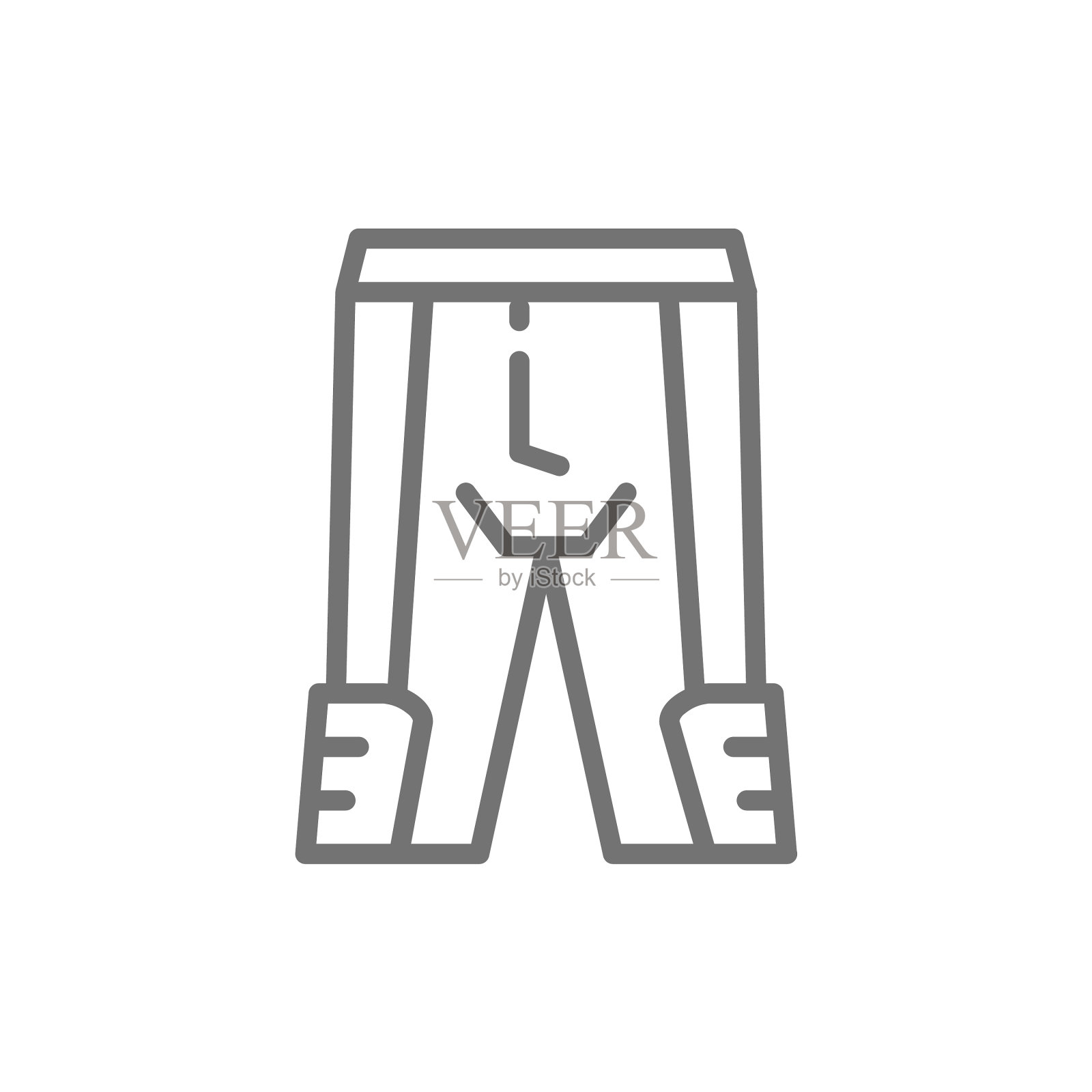 保护运动裤美式足球装备图标素材