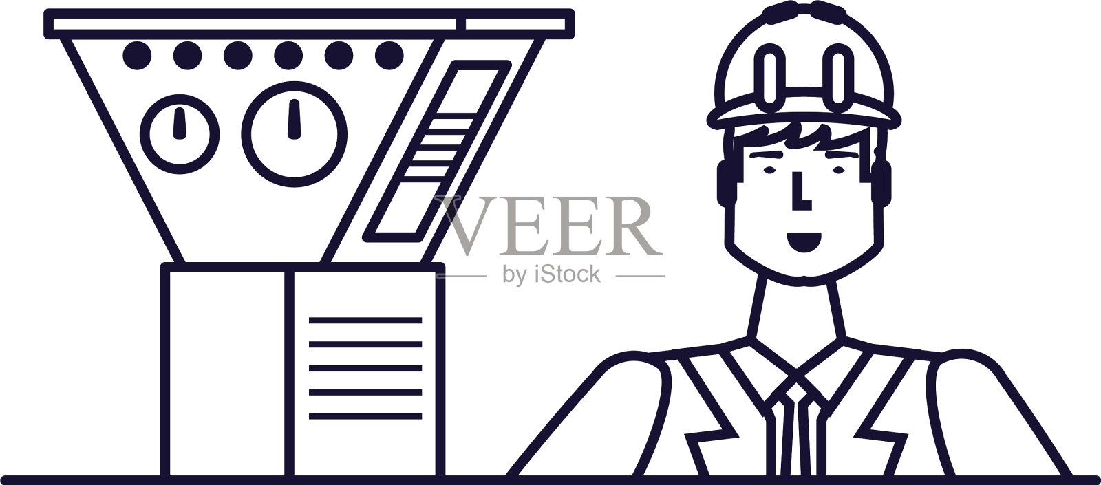 孤立的化身专业工作者设计设计元素图片