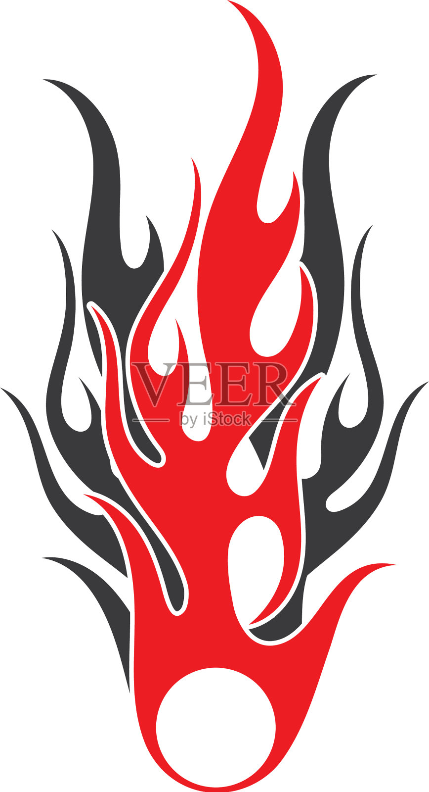 火火焰标志模板图标油气和能源设计元素图片