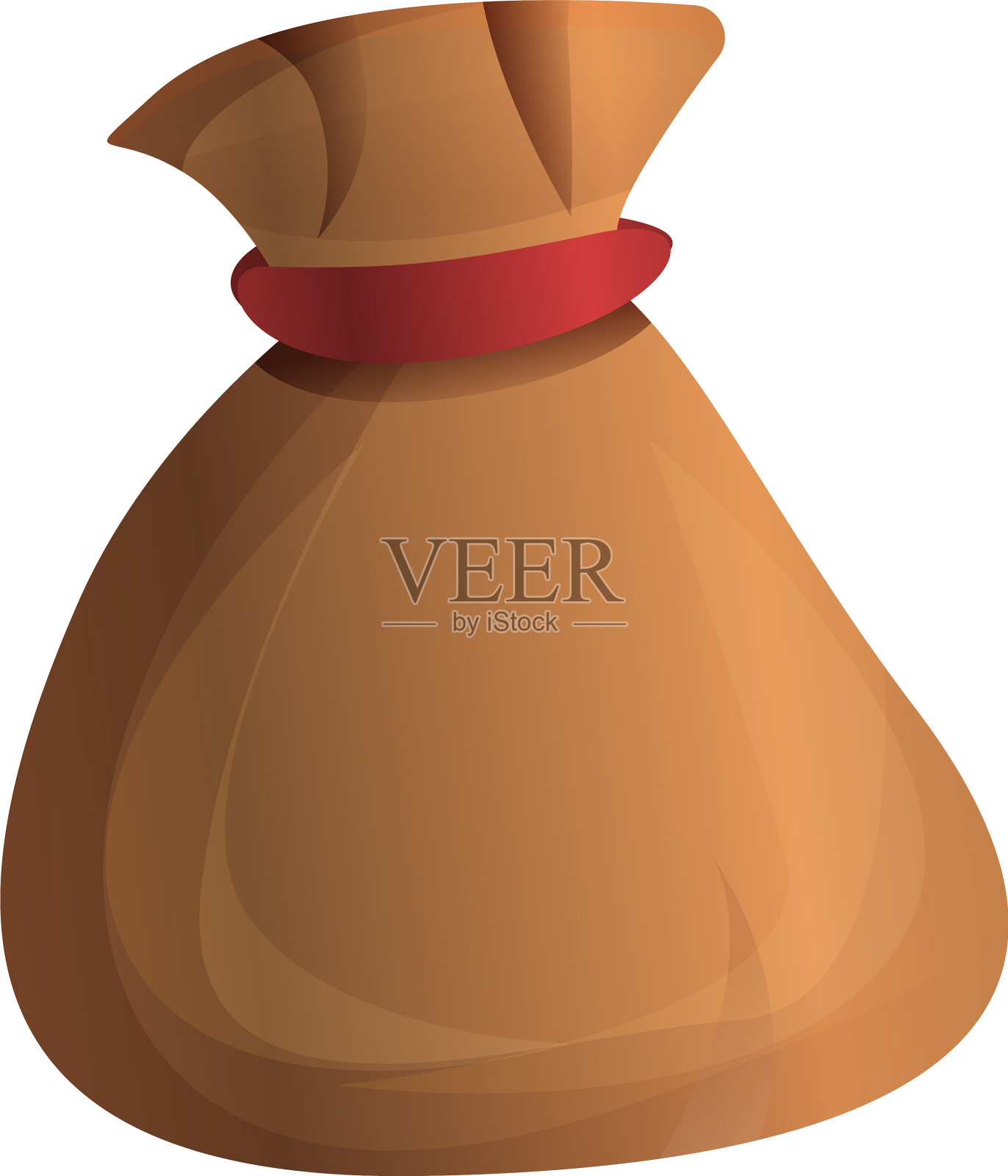 魔术袋图标卡通风格设计元素图片